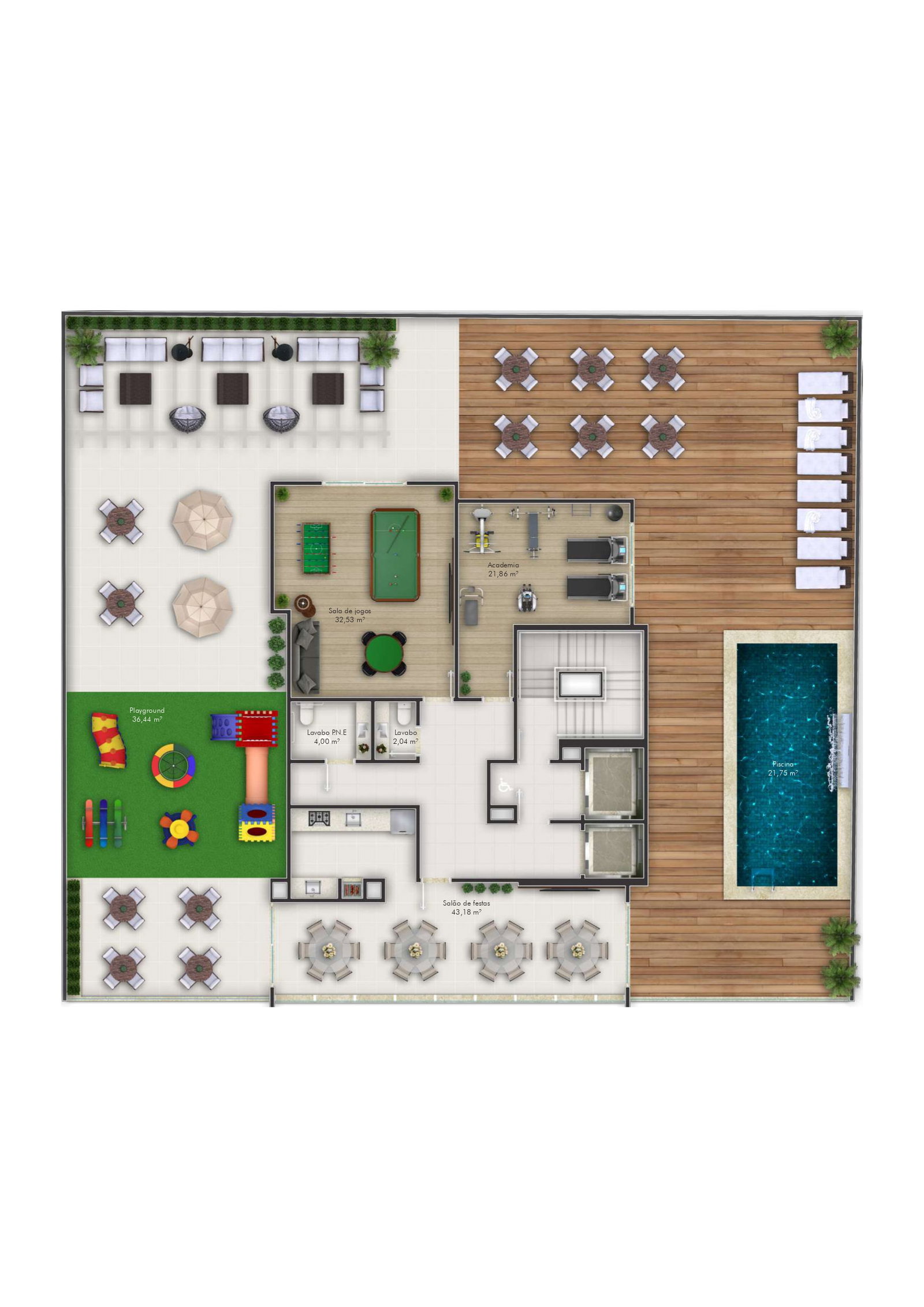 Planta 1 de Villa Lobos