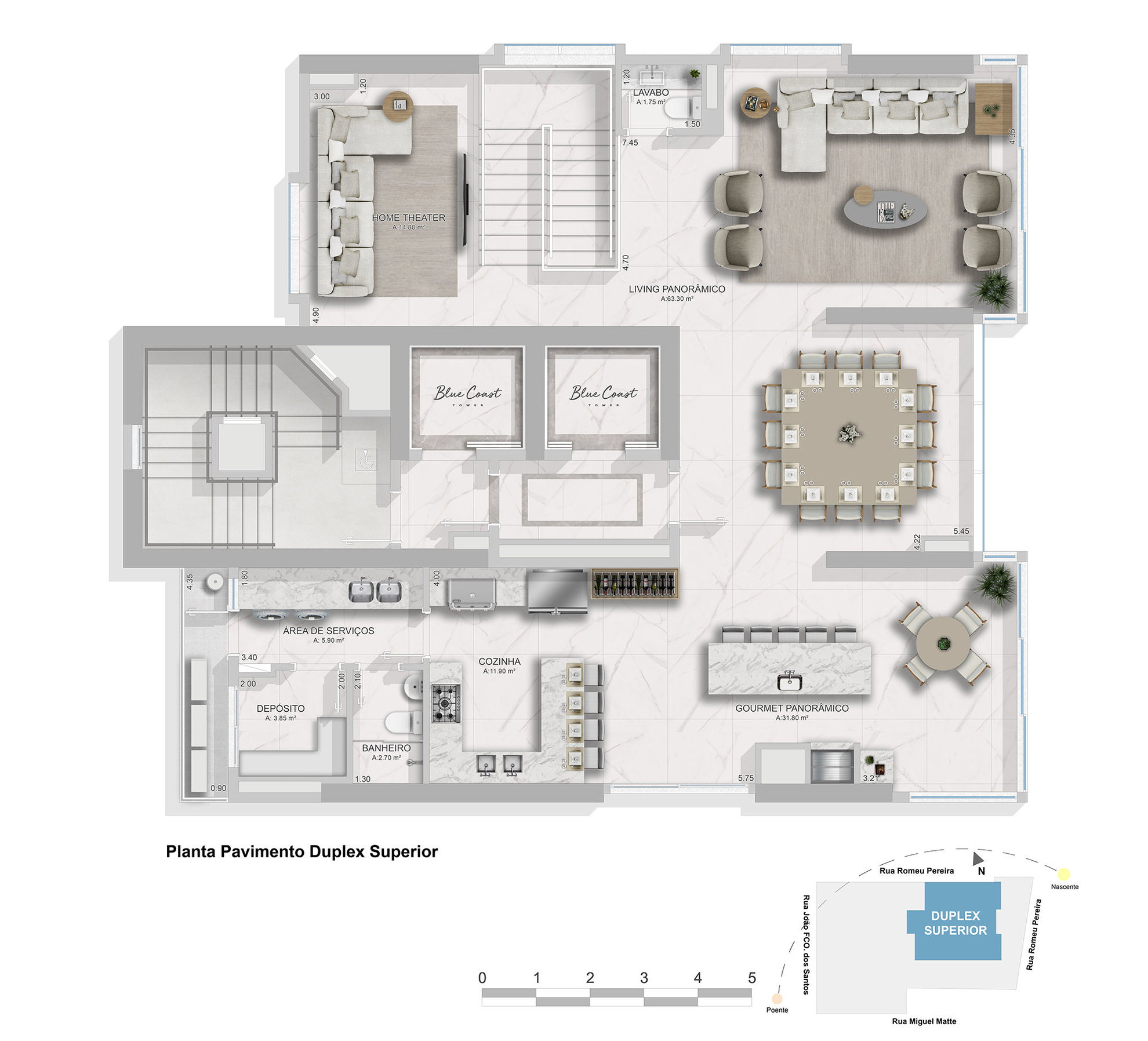 Planta 4 de Blue Coast Tower