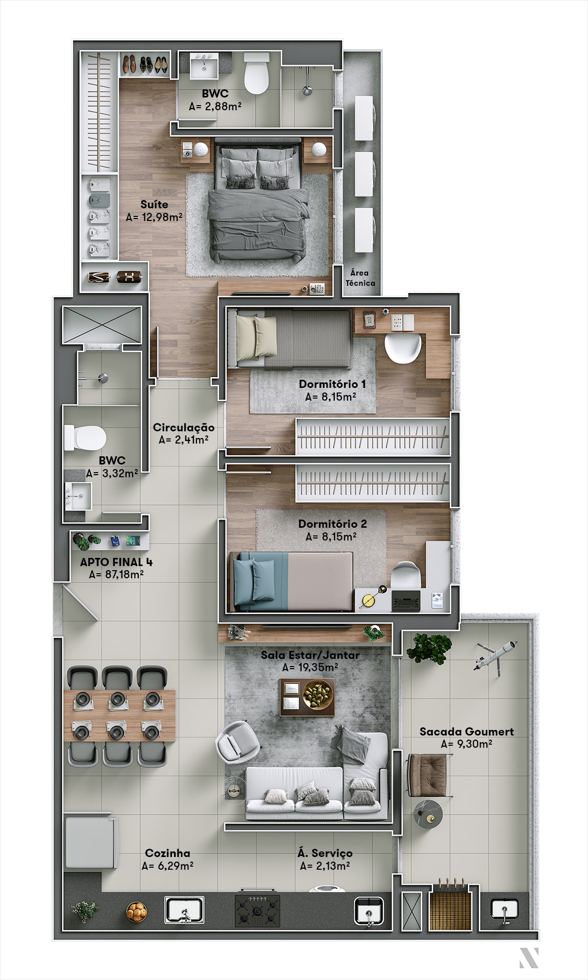 Planta 8 de Maggiore