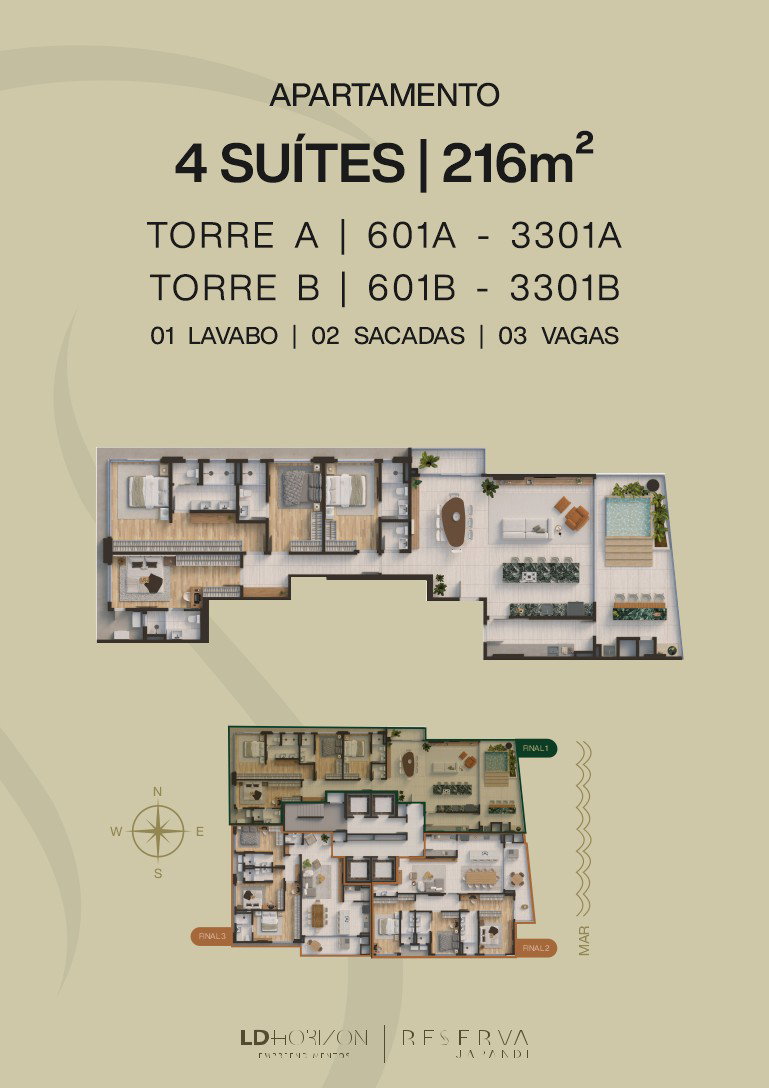 Planta 1 de Reserva Japandi