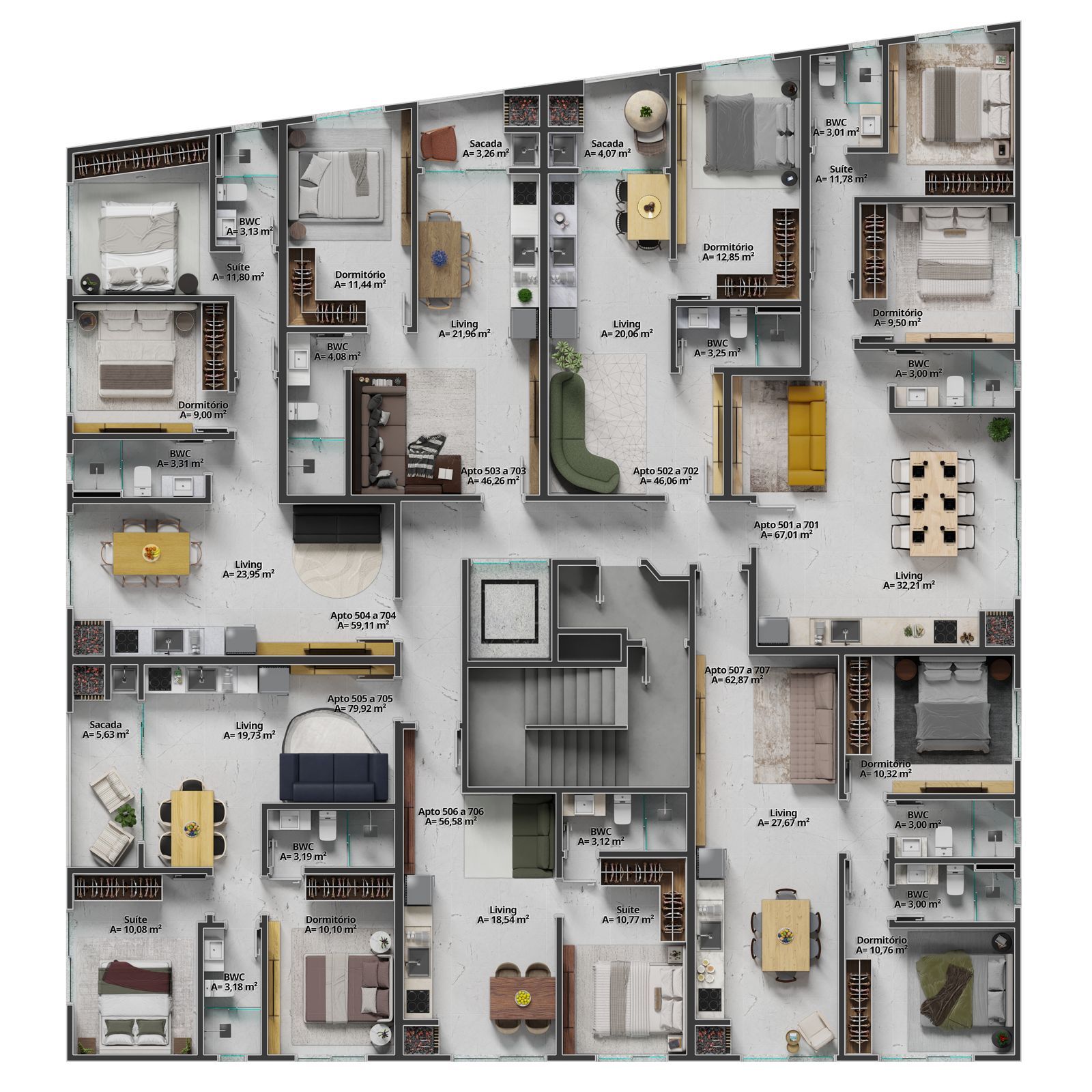 Planta 5 de Lumii Residence