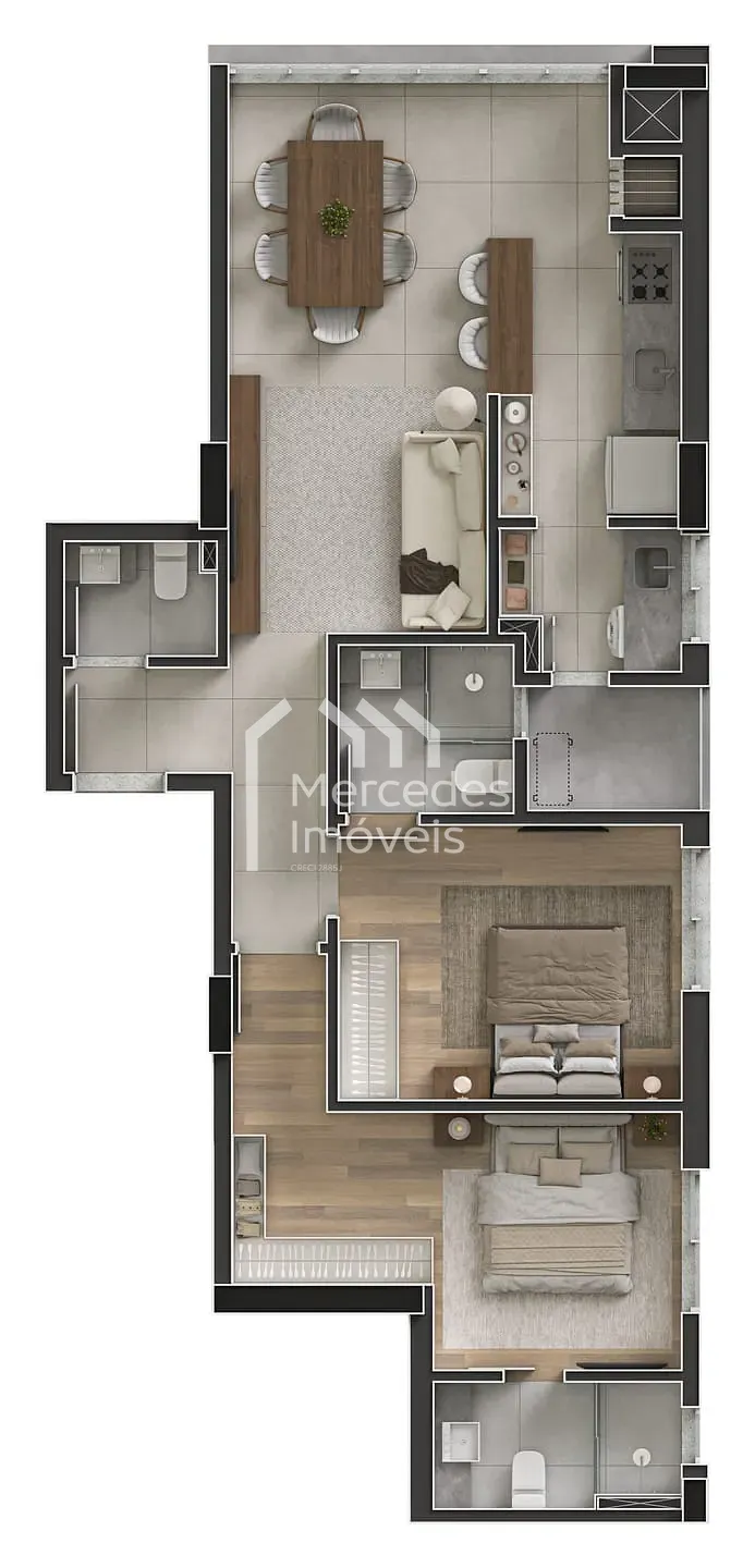Foto 20 de Apartamento com 2 suítes à venda, Vila Operária, Itajaí, SC