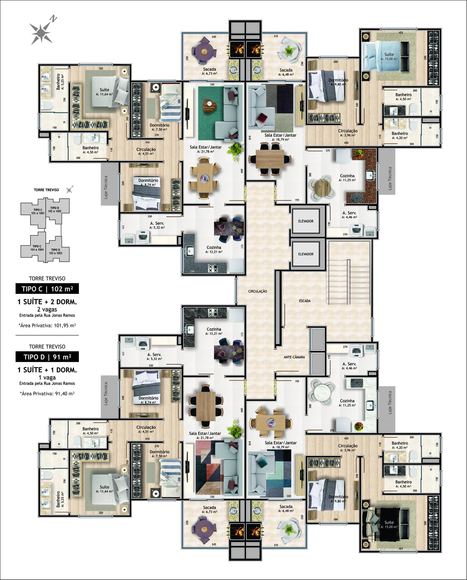 Planta 9 de Gran Villaggio Residencial