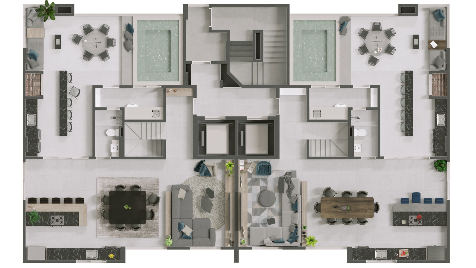 Planta 3 de Barra Residence