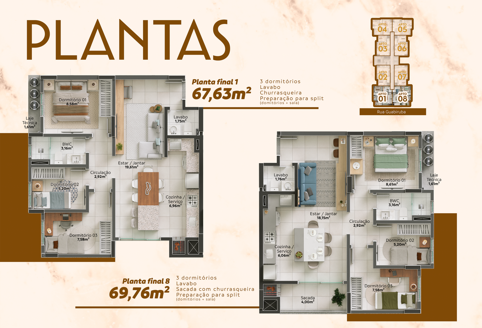 Planta 1 de Residencial Hannover