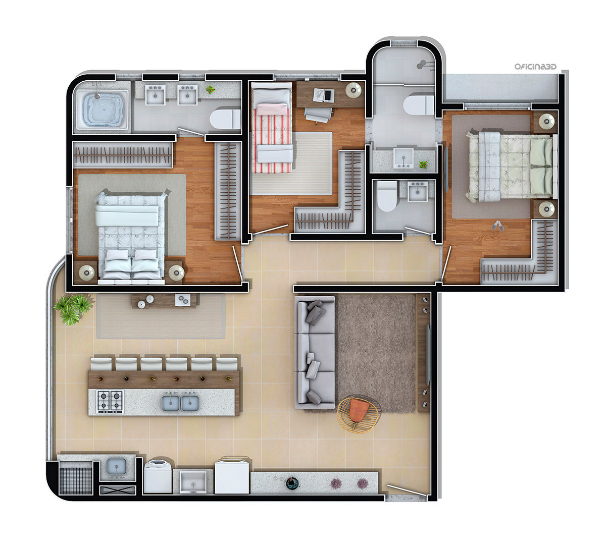 Planta 8 de Atmos Beach