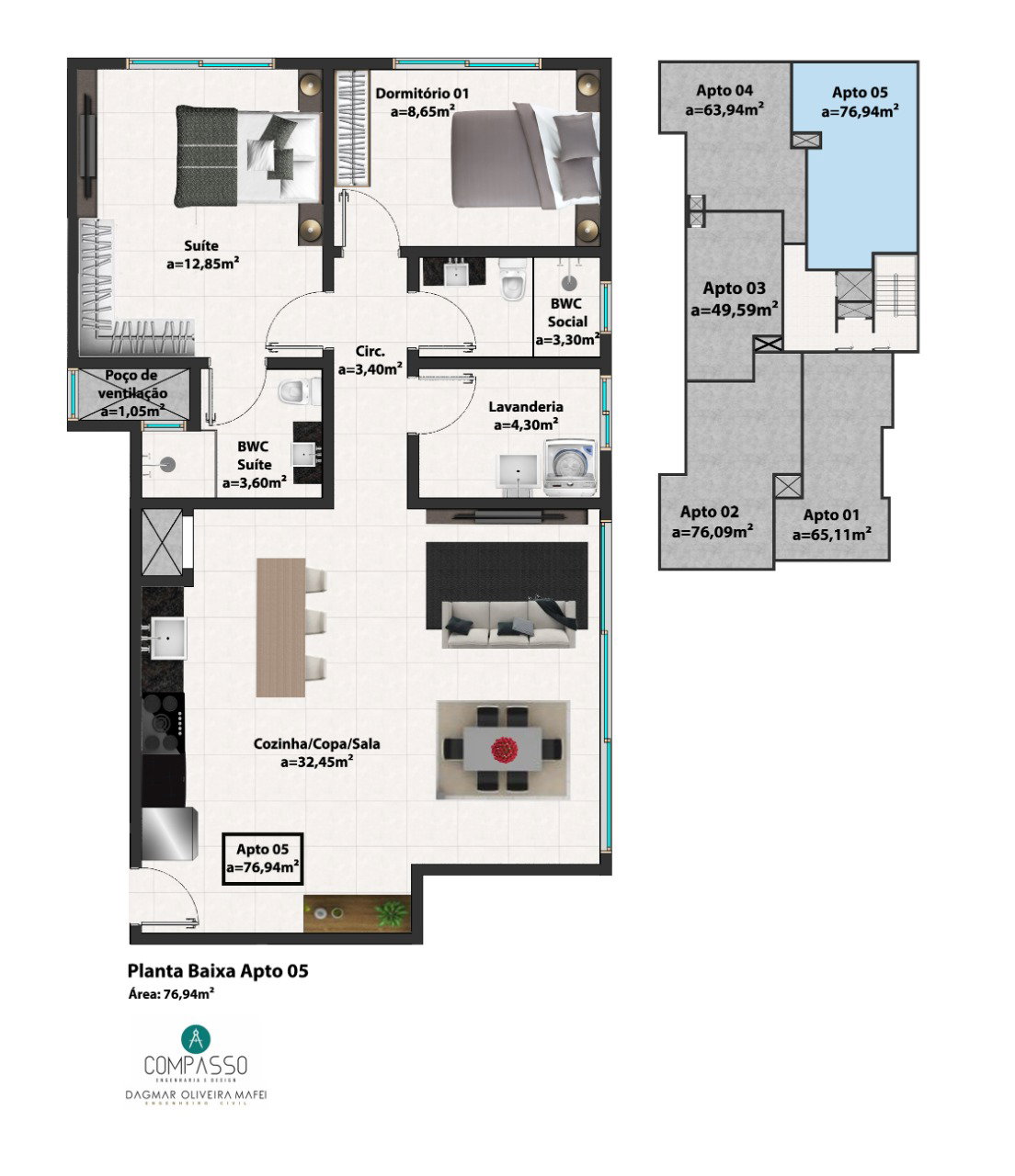 Planta 5 de Residencial Santorini