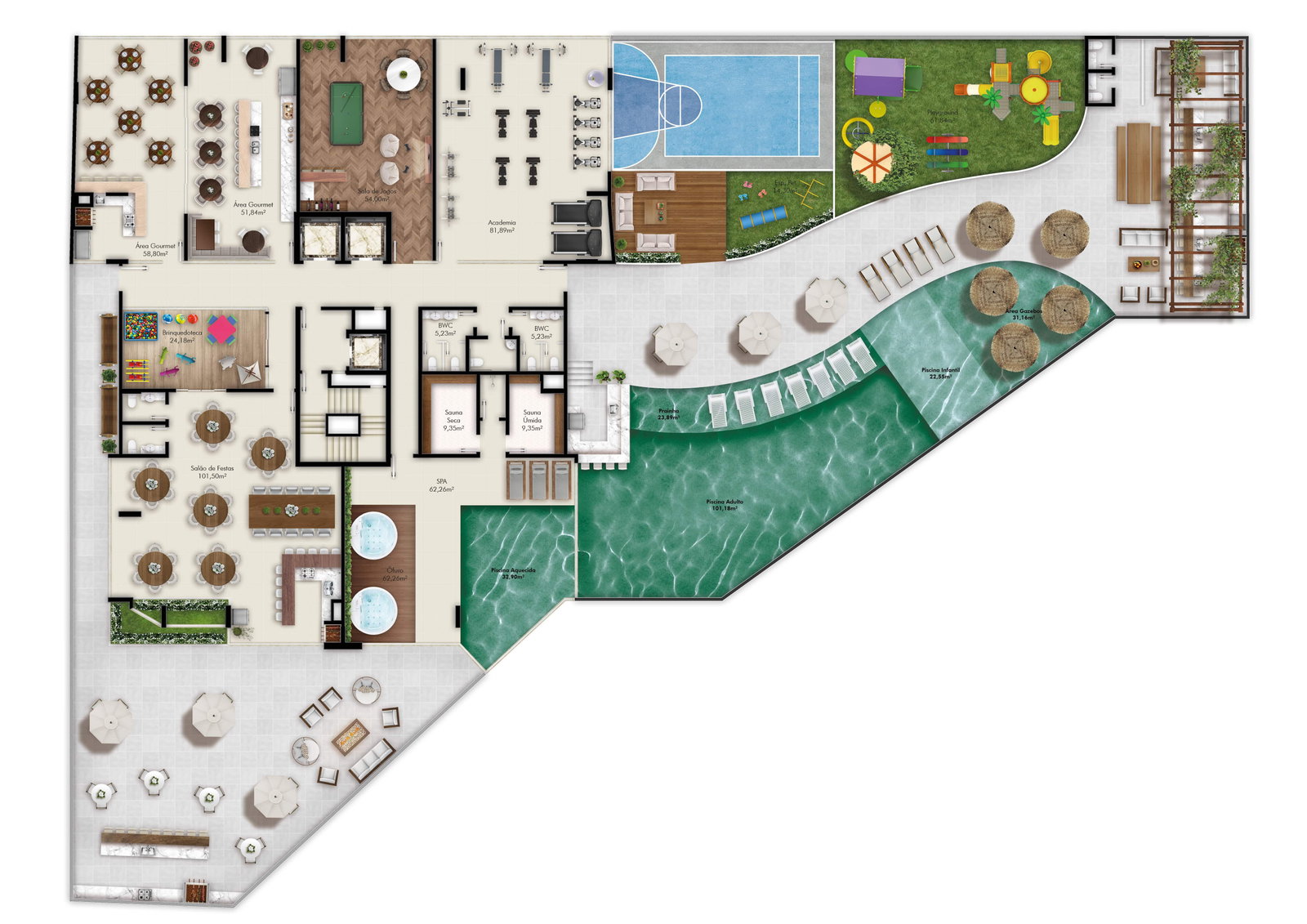 Planta 1 de River Tower