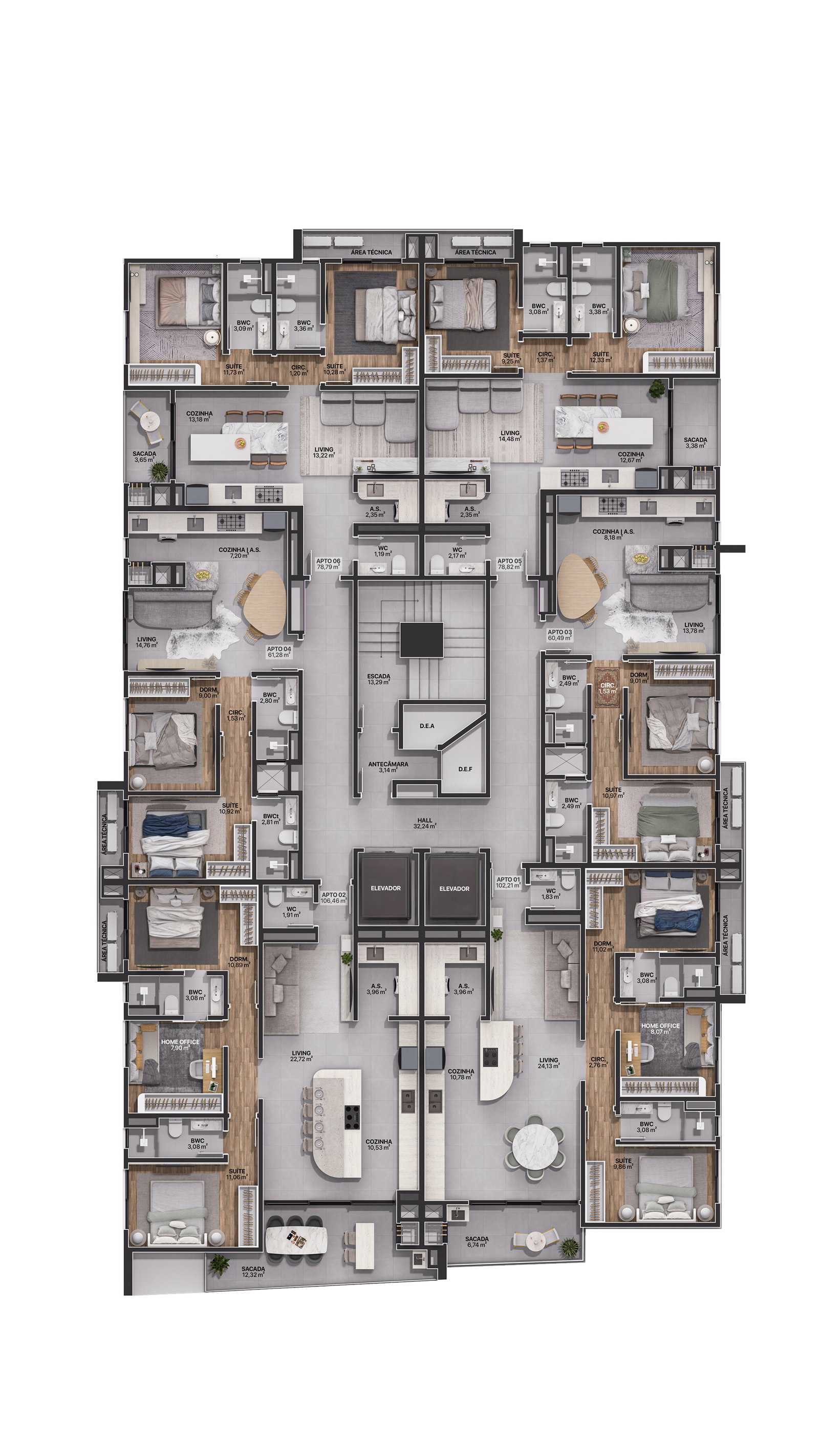 Planta 6 de Porto Cerro