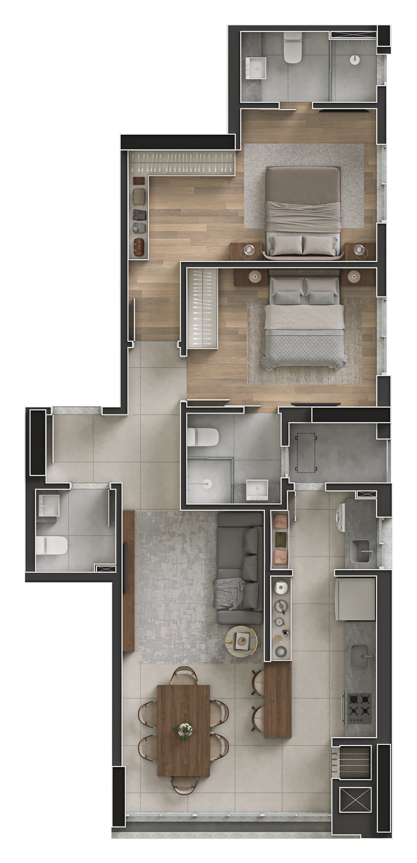 Planta 2 de Tramonti Residenza
