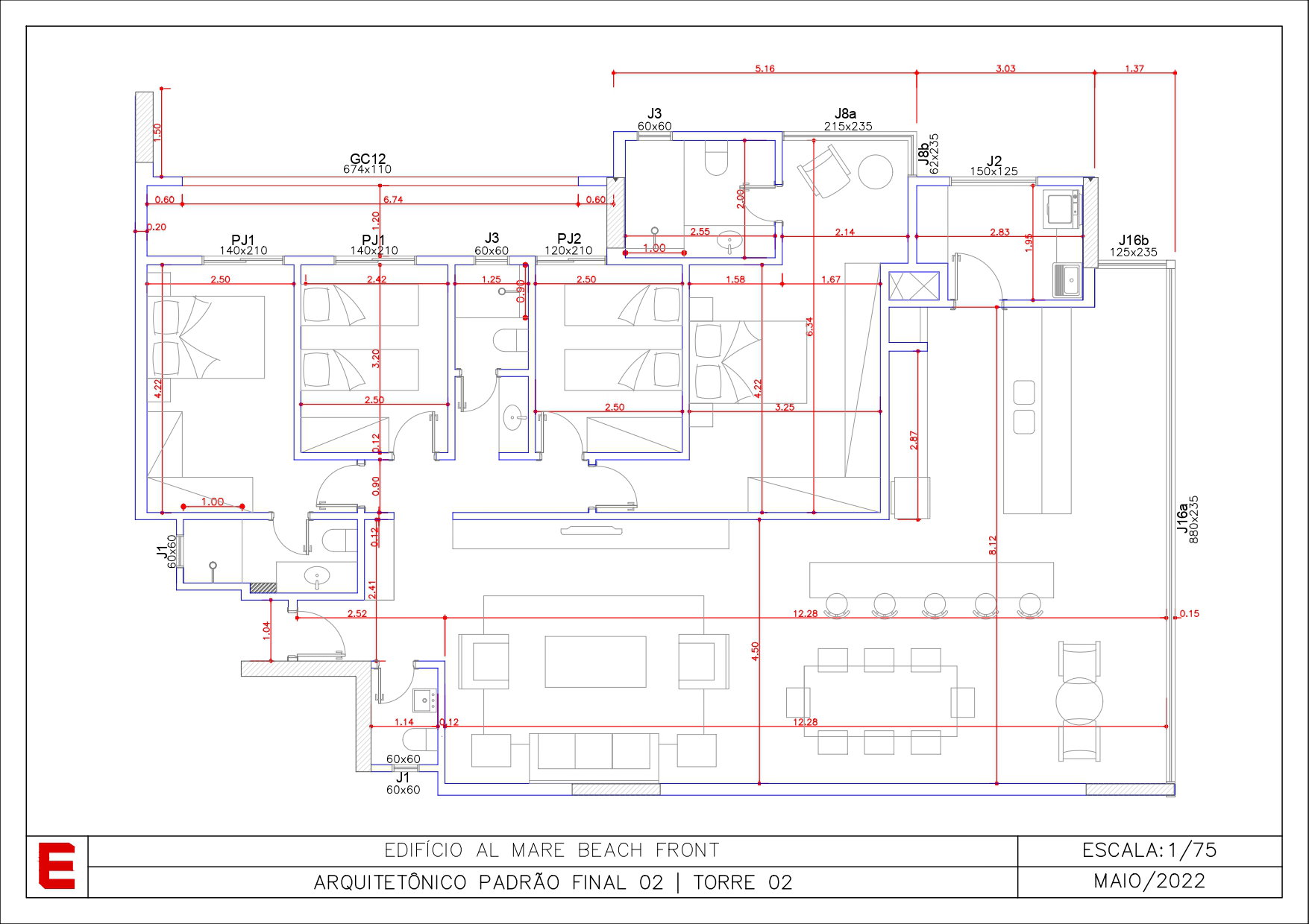 Planta 9 de Al Mare Beach Front - Fase 2
