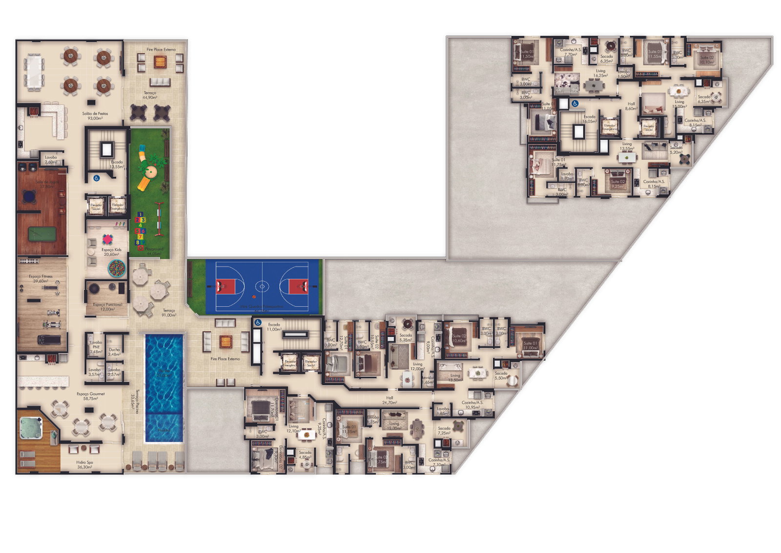 Planta 4 de Ametrina Residence