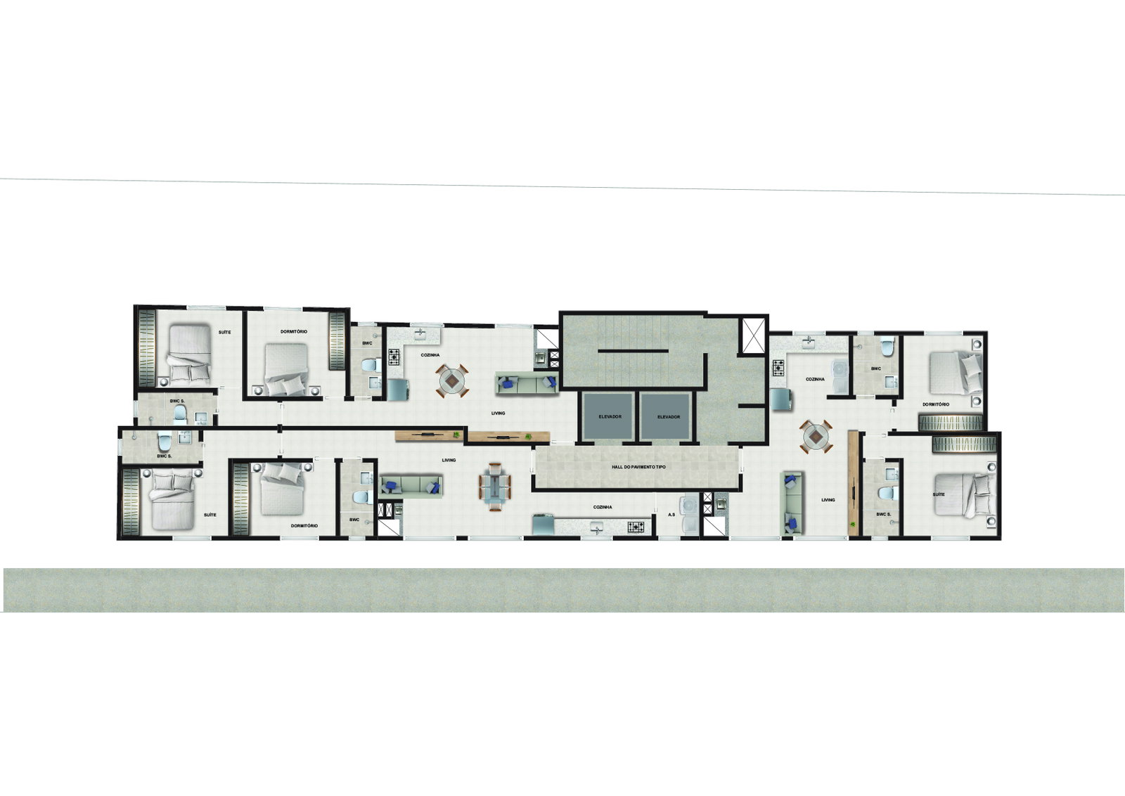 Planta 1 de Amazon Residence