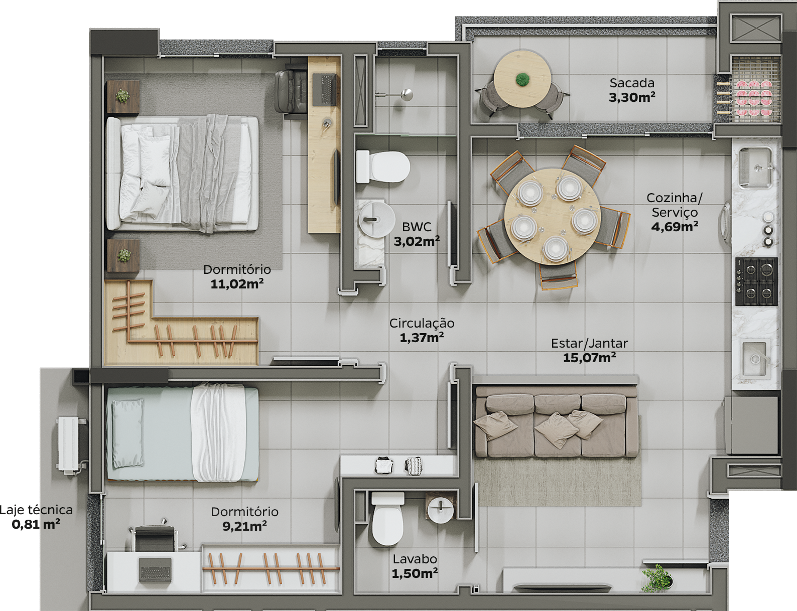Planta 7 de Orion Residence