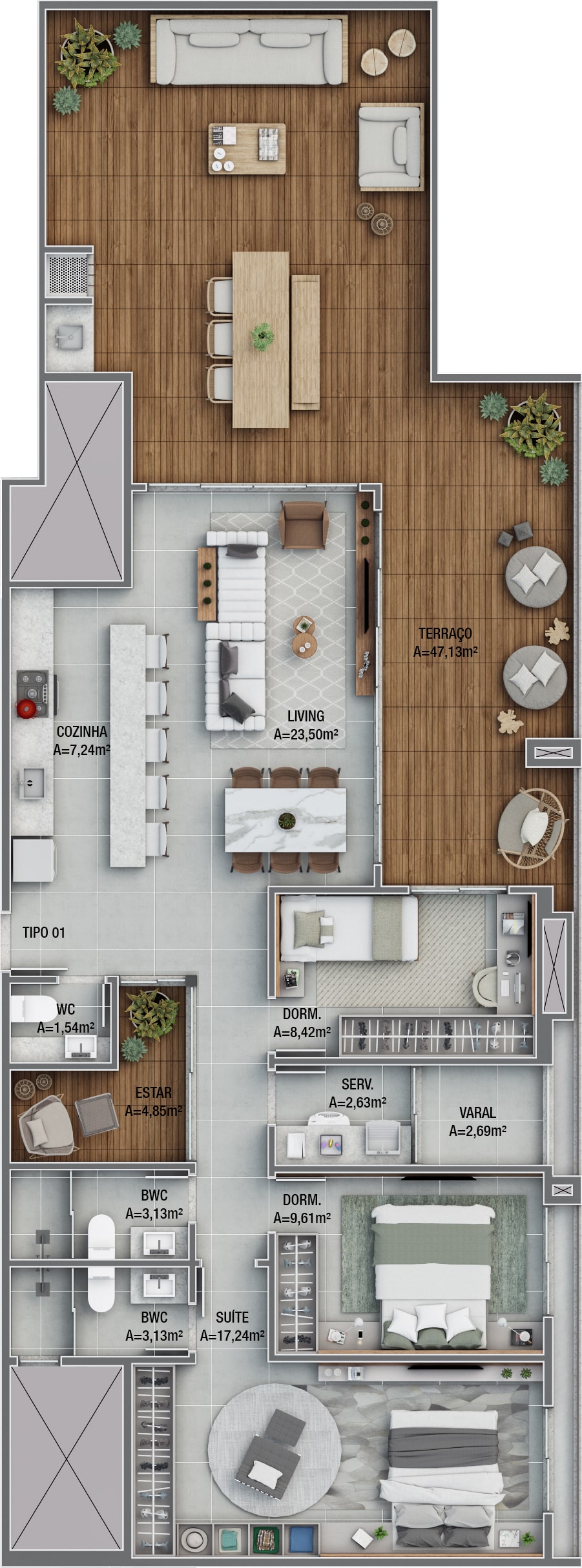 Planta 9 de Costa Club