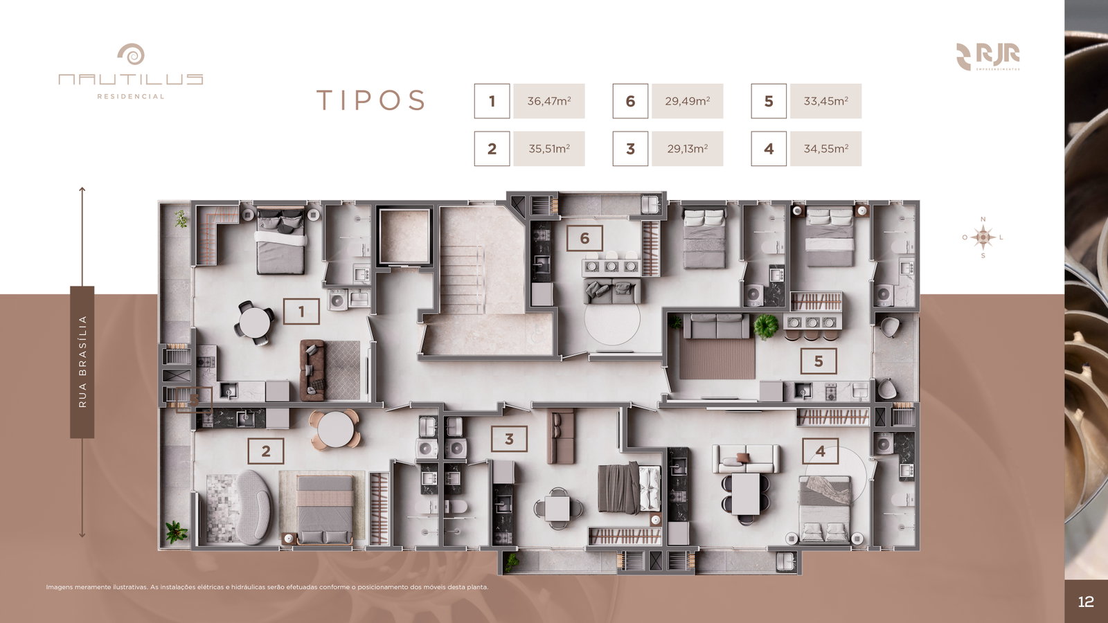 Planta 1 de Residencial Nautilus 168