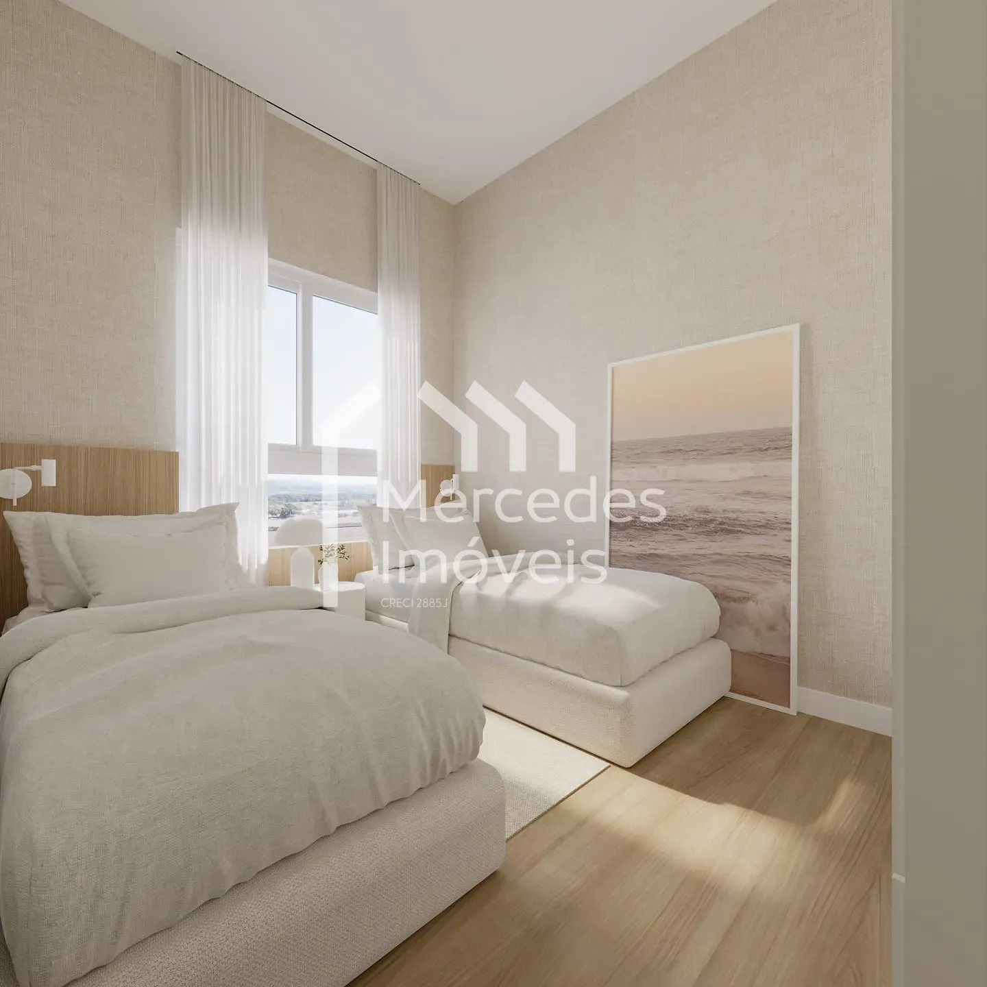 Foto 6 de Apartamento com 1 suíte + 1 dormitório à venda, 56,99m² Cordeiros, Itajaí, SC