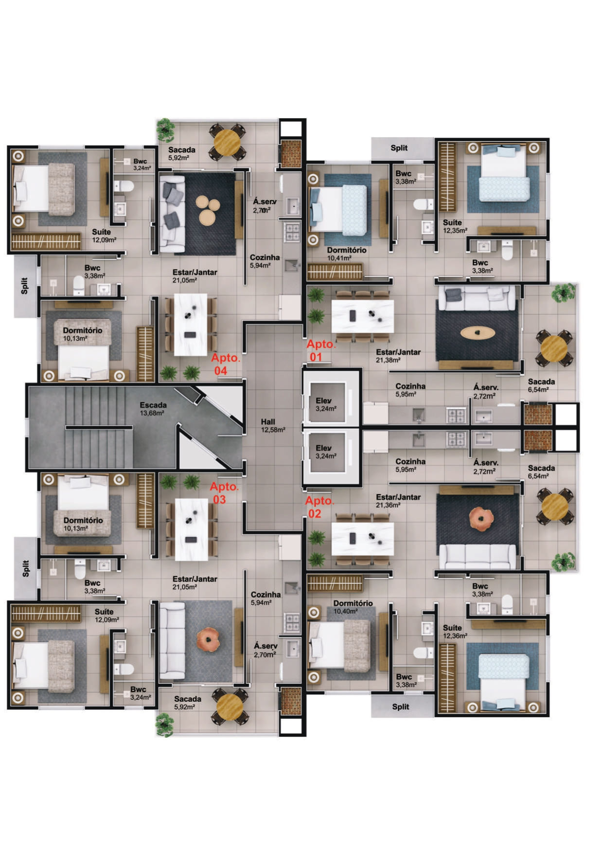 Planta 3 de Residencial Neoville