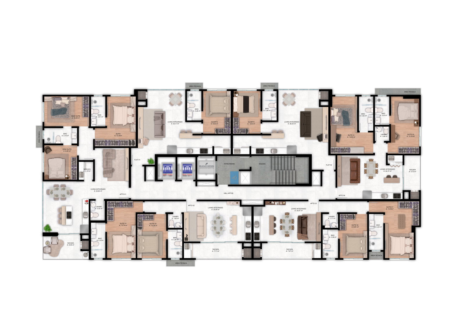 Planta 1 de Skypark Tower