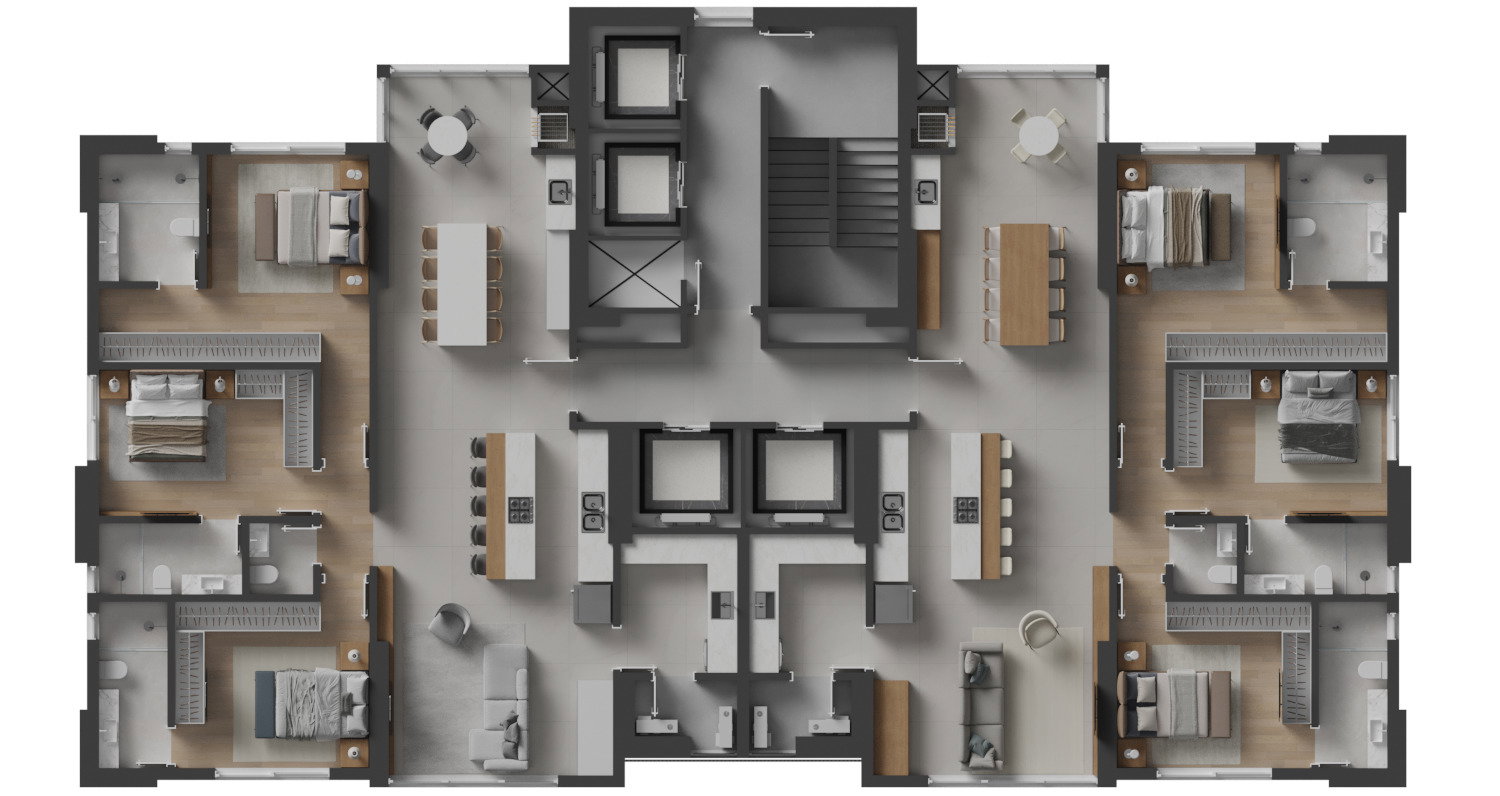 Planta 1 de Luminare Residencial
