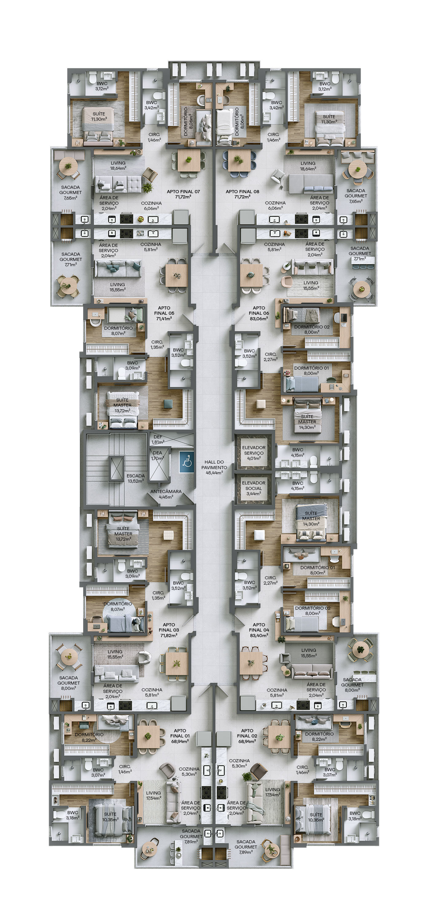 Planta 11 de Residencial Living 360