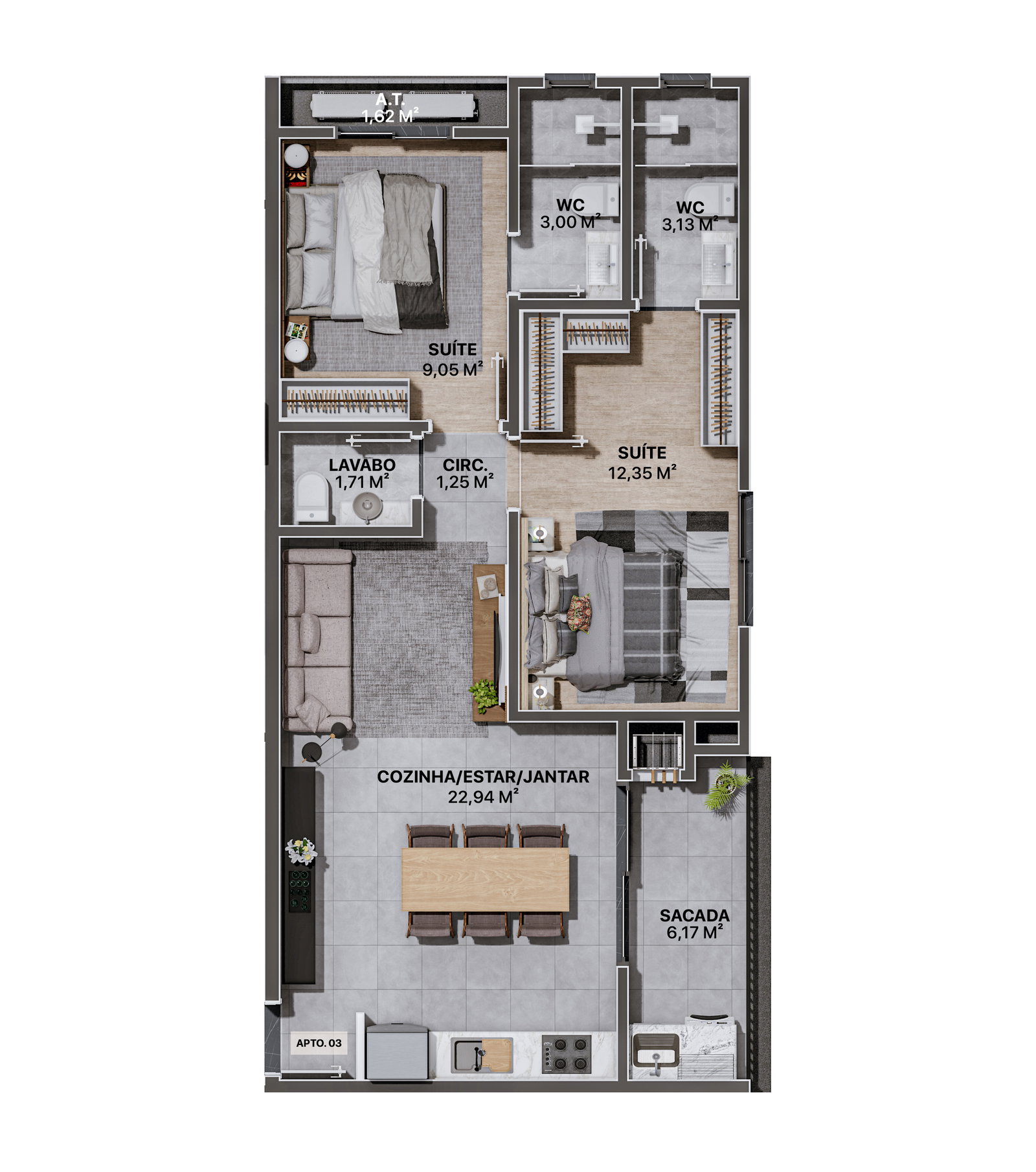Planta 3 de Radial Concept