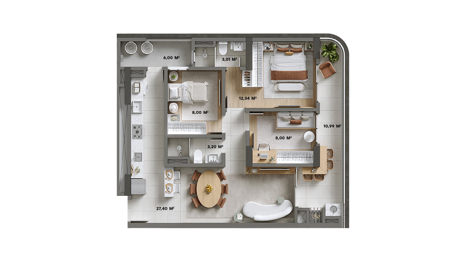Planta 13 de Brava Living