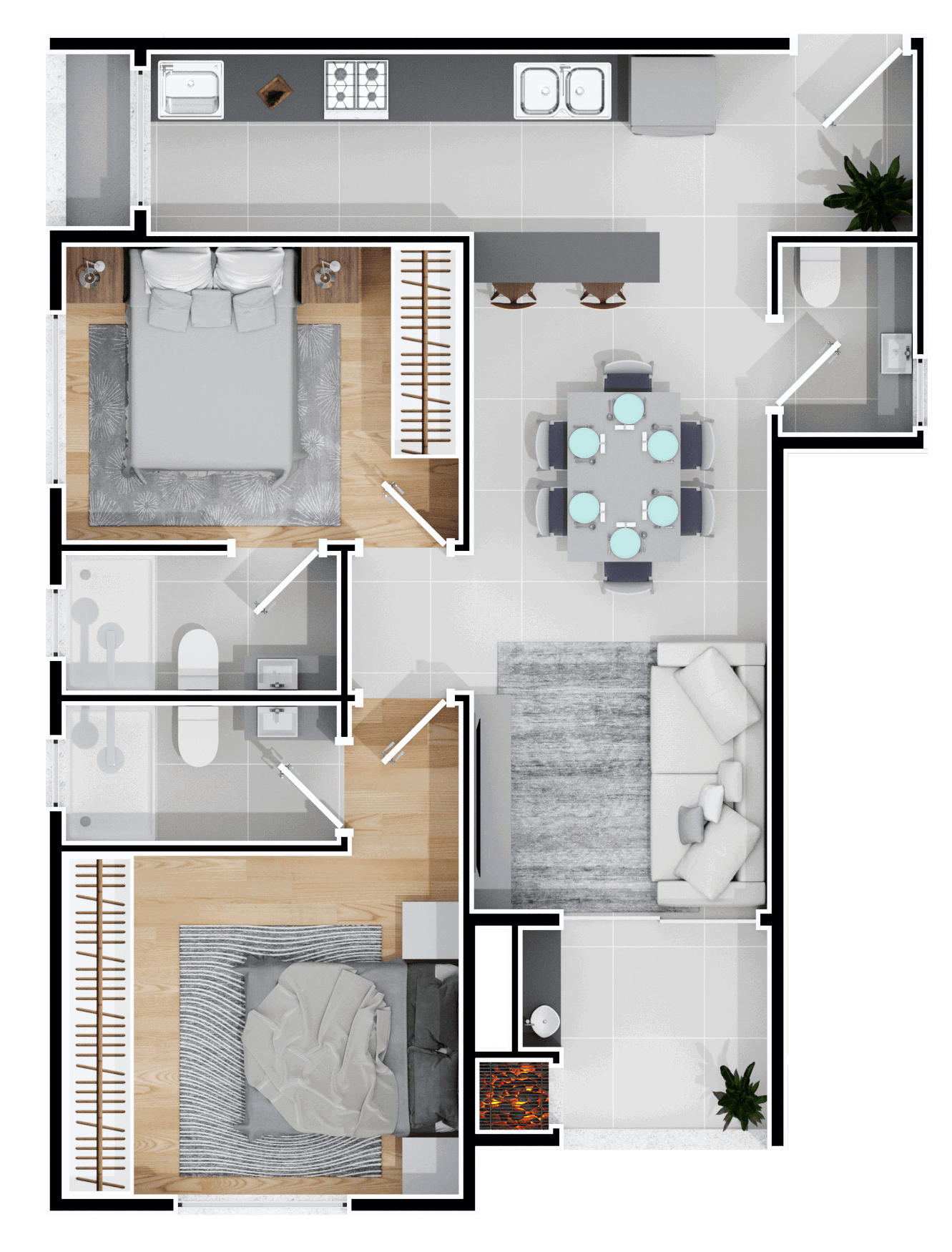 Planta 4 de Plaza Viena