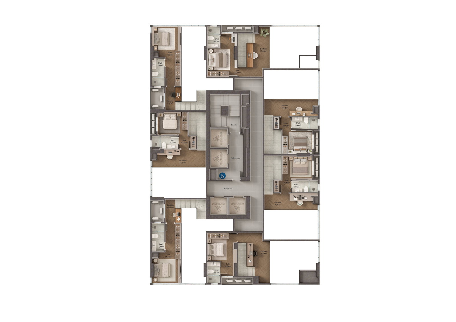 Planta 9 de Terral Skyhome Club