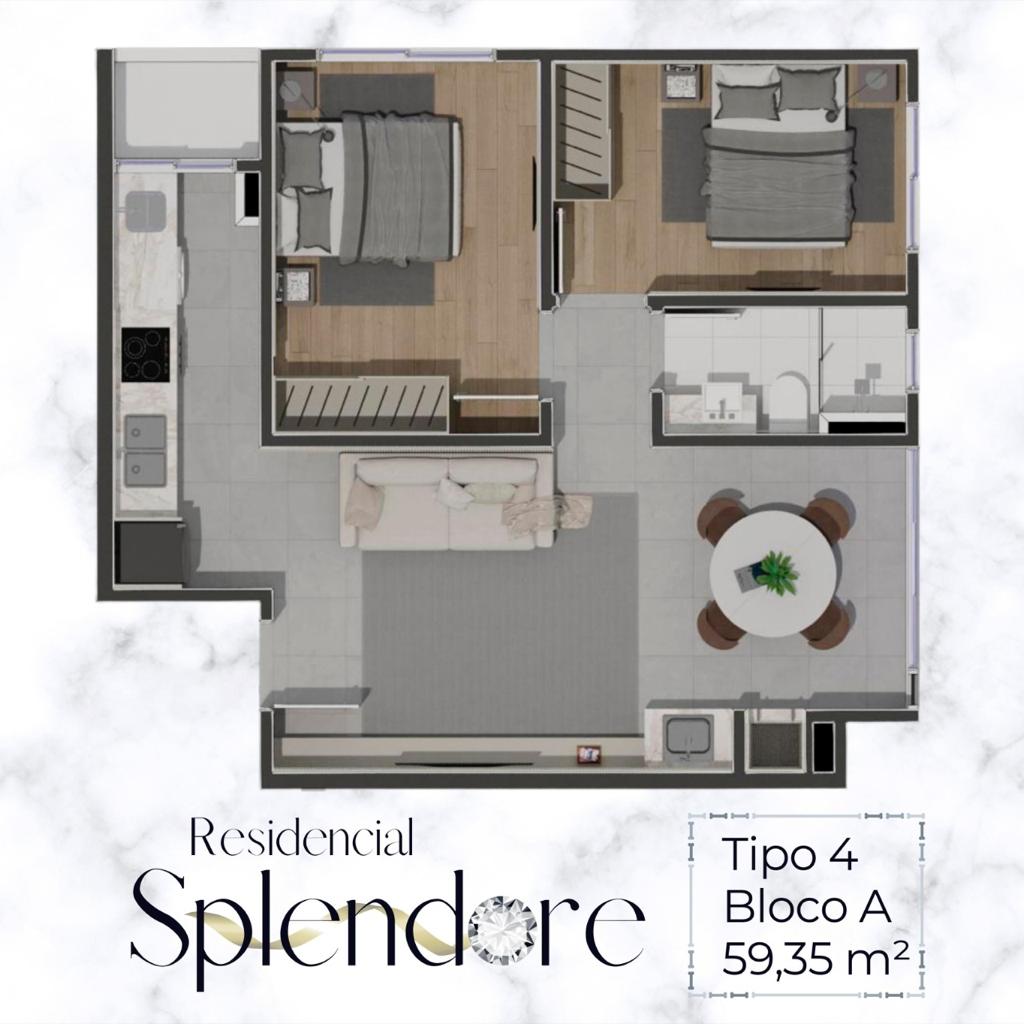 Planta 3 de Residencial Splendore