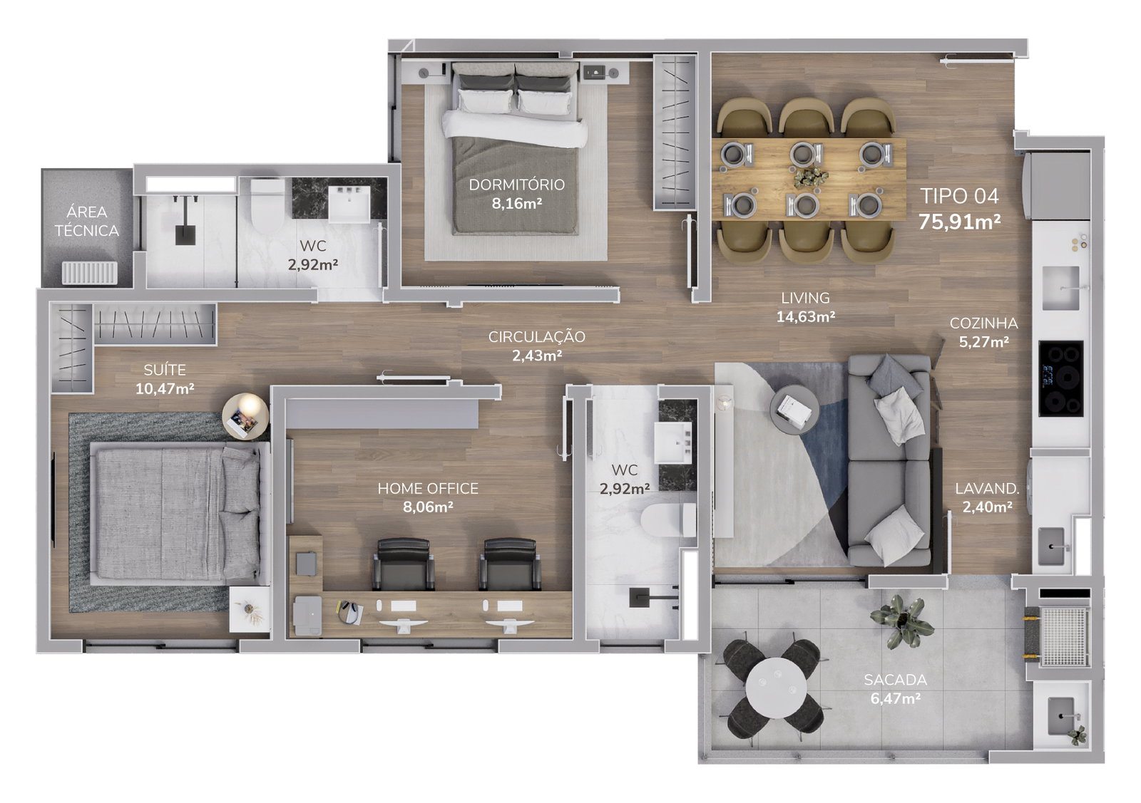 Planta 7 de Opus Residence