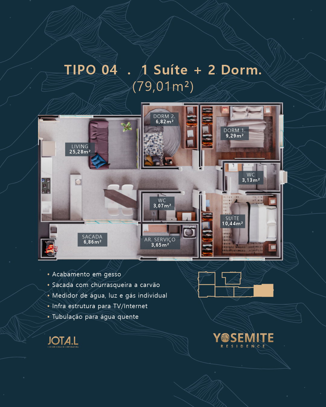 Planta 7 de Yosemite Residence