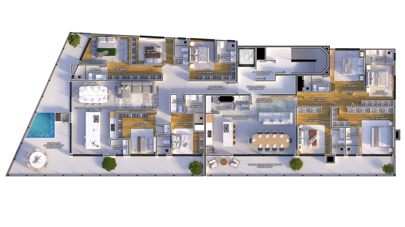Planta 4 de Miraj