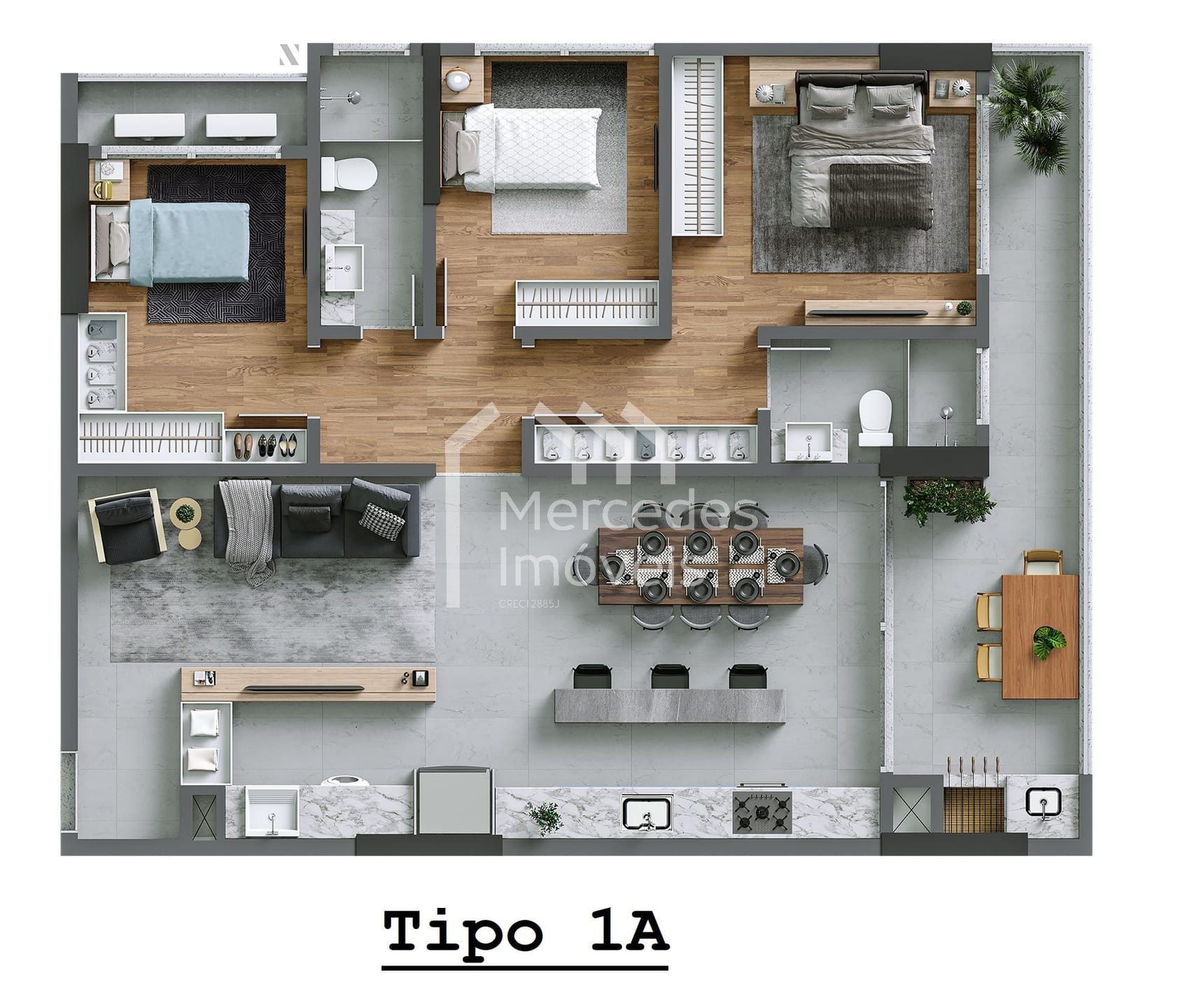 Foto 53 de Apartamento 2 suítes à venda · Praia Brava, Itajaí · Lotisa Torres da Brava - Sirena