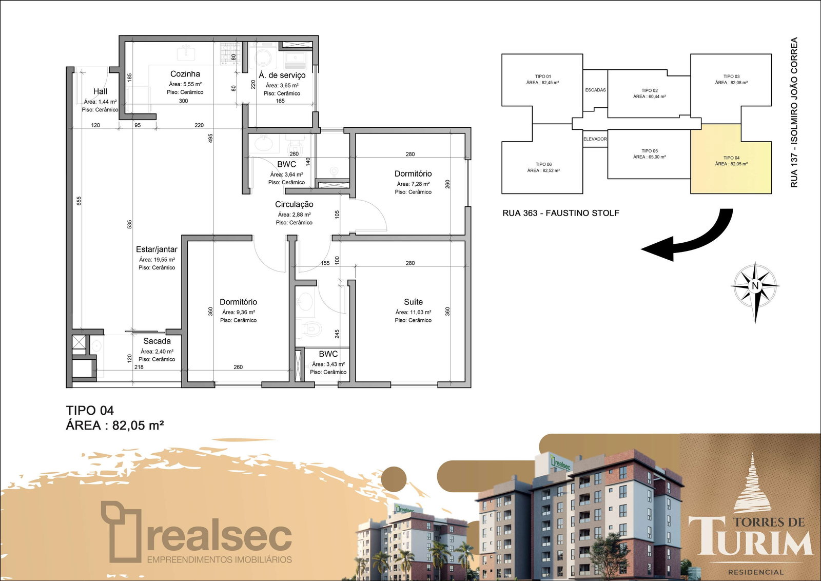 Planta 8 de Torres de Turim - Torre A