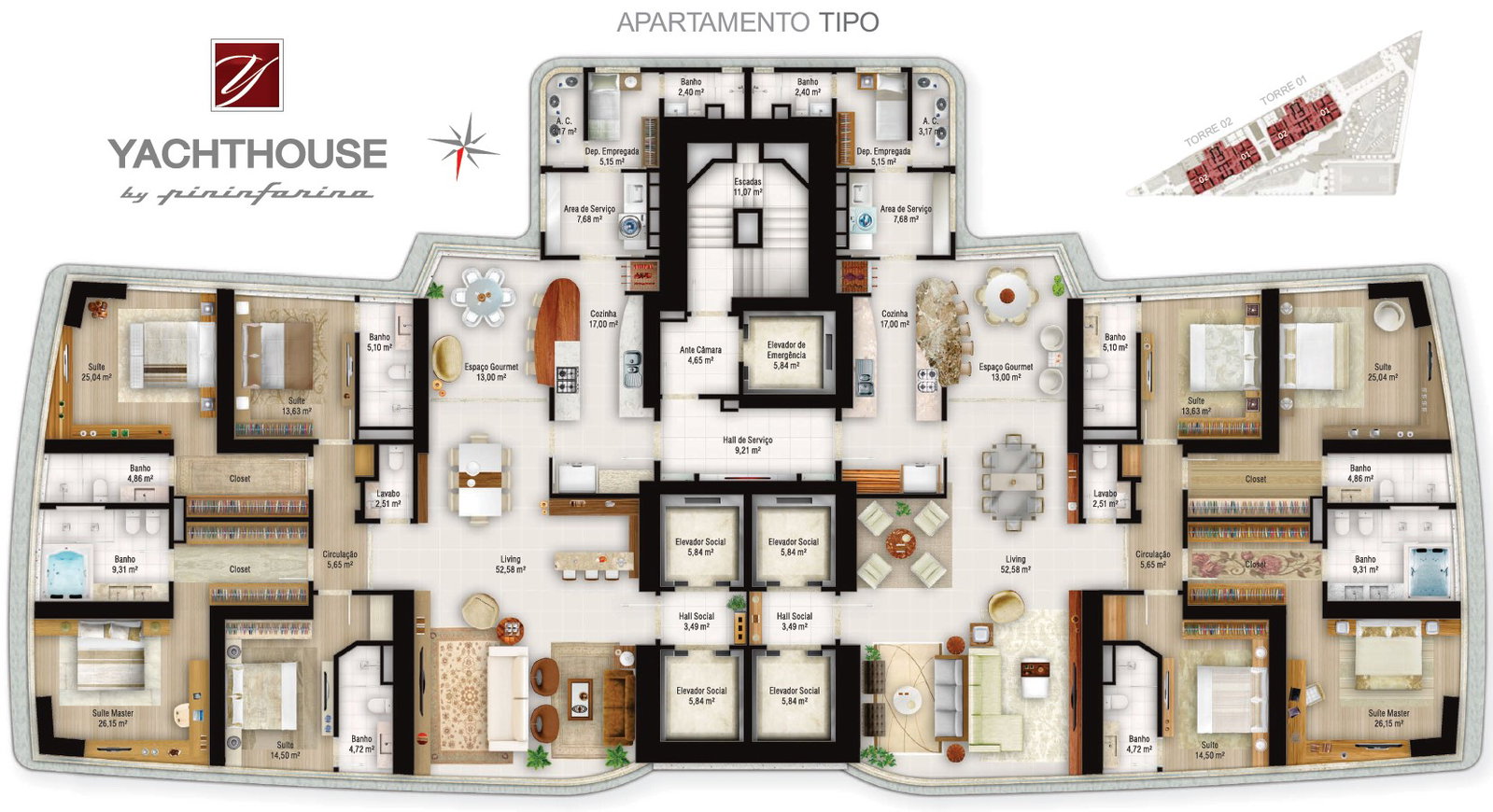 Planta 5 de Yachthouse