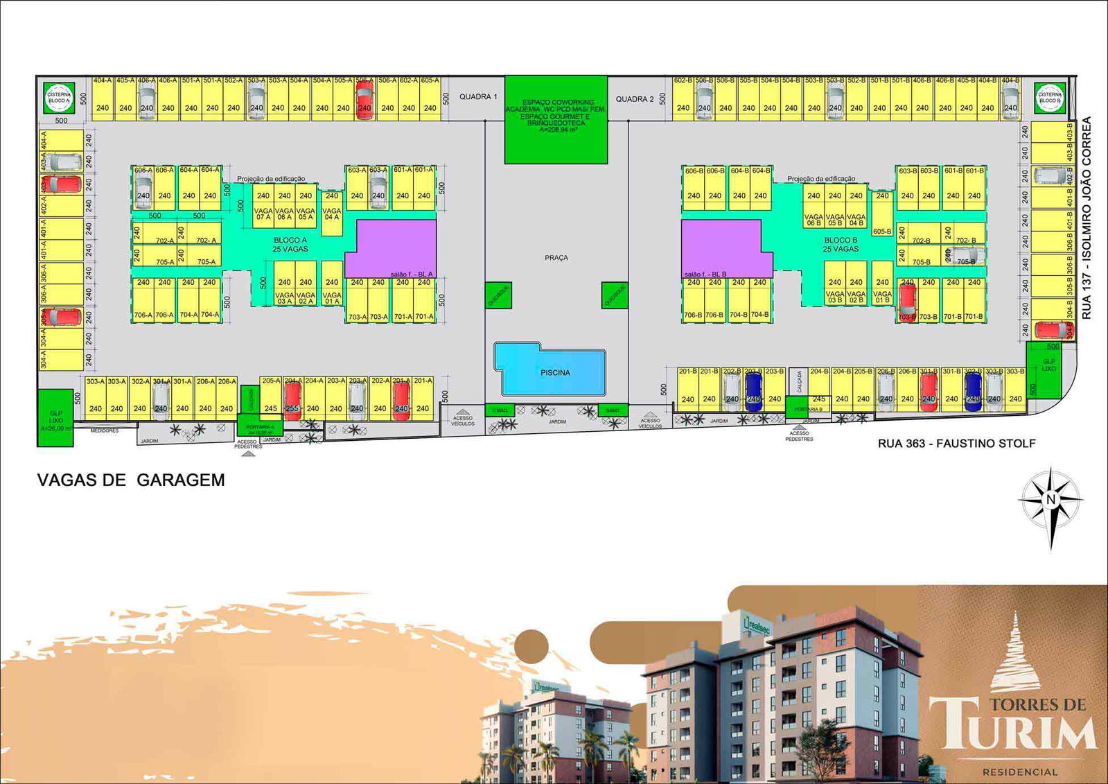 Planta 9 de Torres de Turim - Torre B