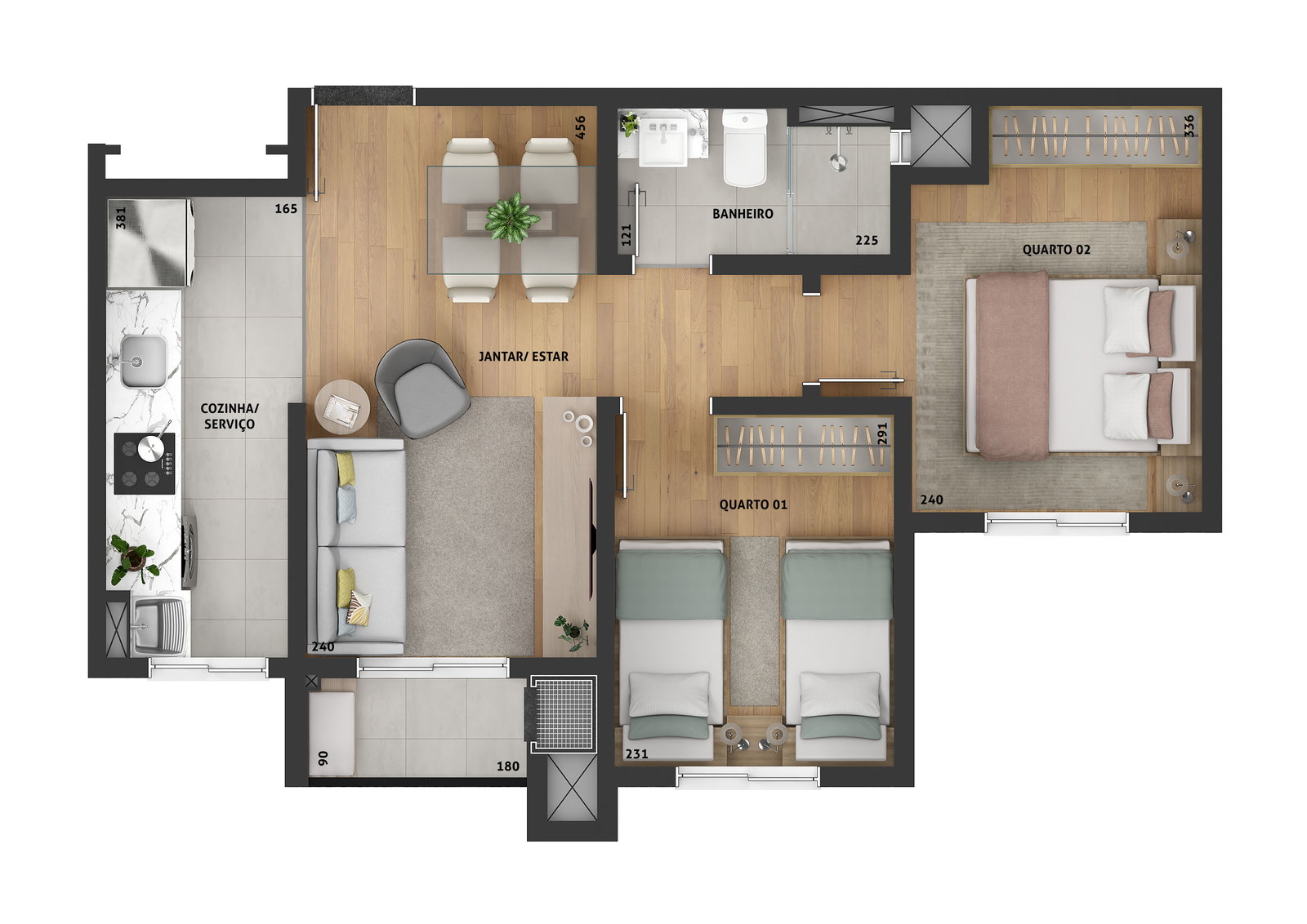 Planta 3 de Porto Blumen