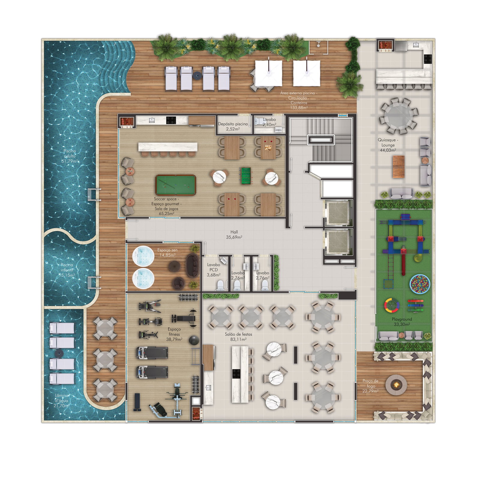 Planta Lazer do Copacabana