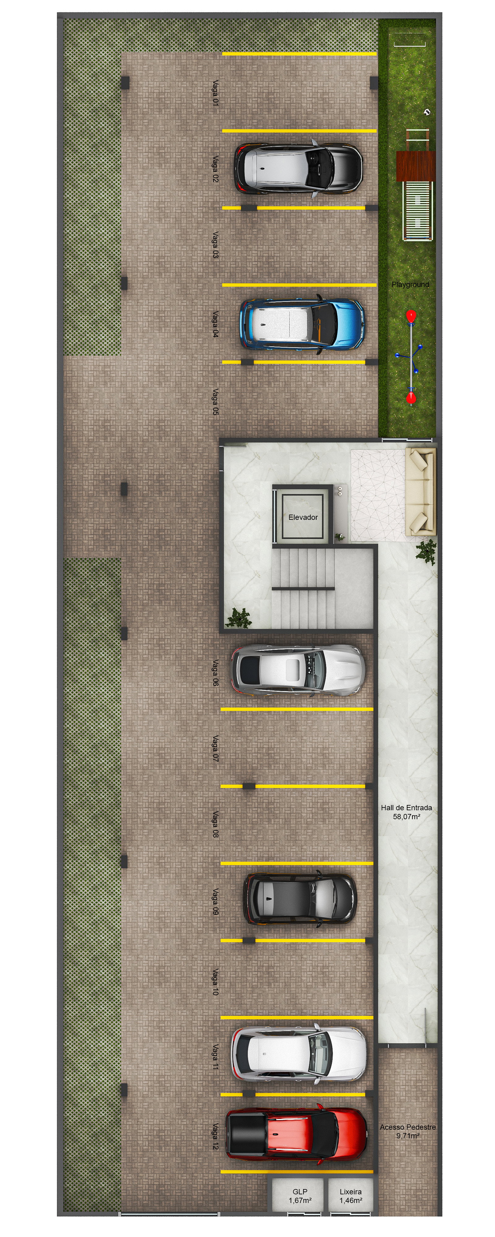 Planta 1 de Residenziale Villa Bertin