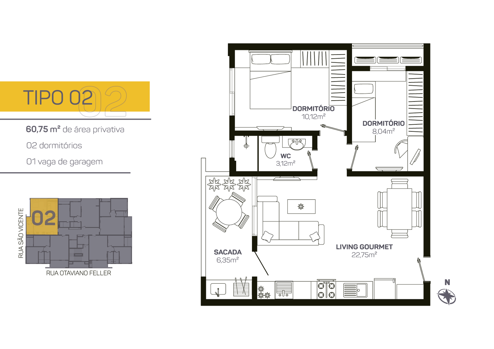 Planta 2 de Line Residence