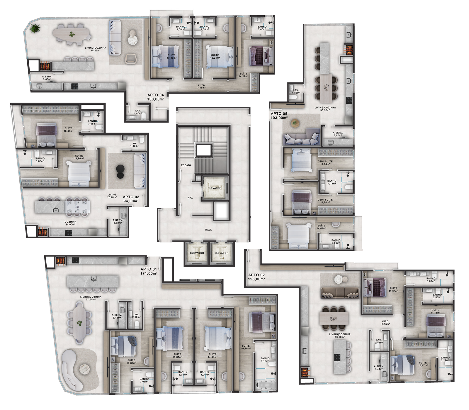 Planta 3 de Wine Tower