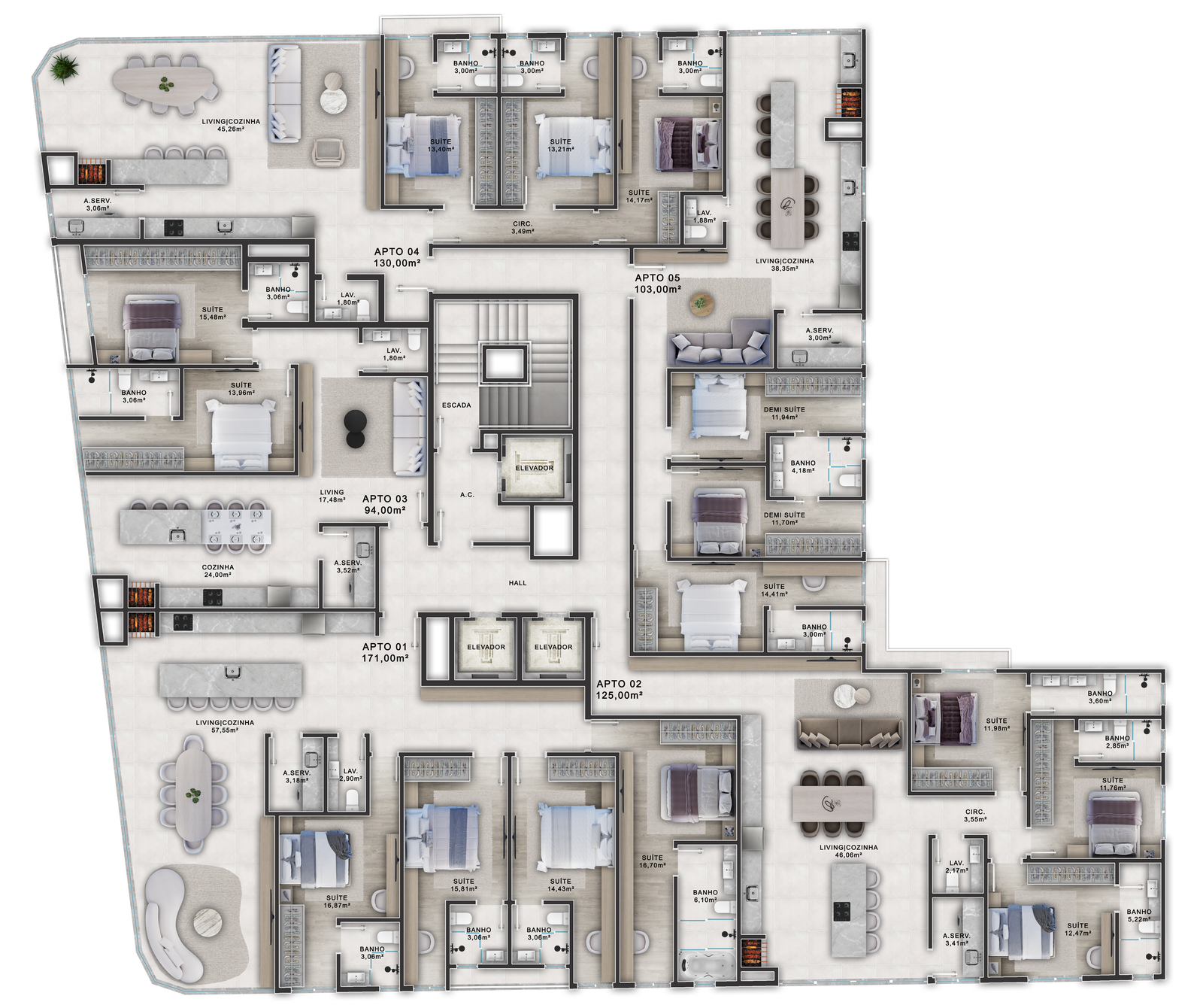 Planta 2 de Wine Tower