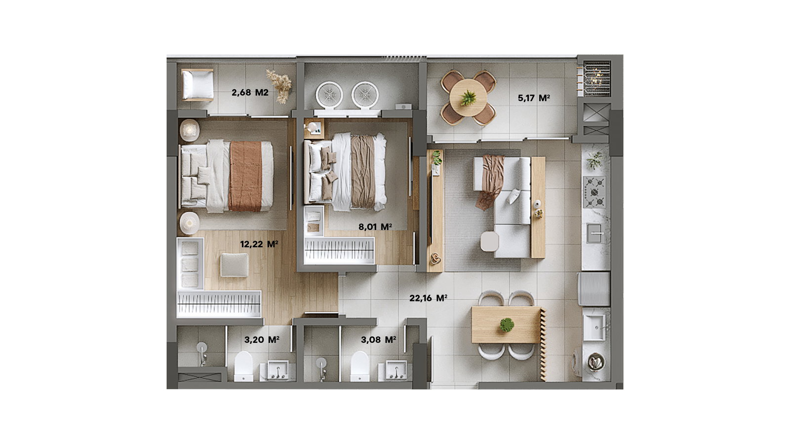 Planta 11 de Brava Living