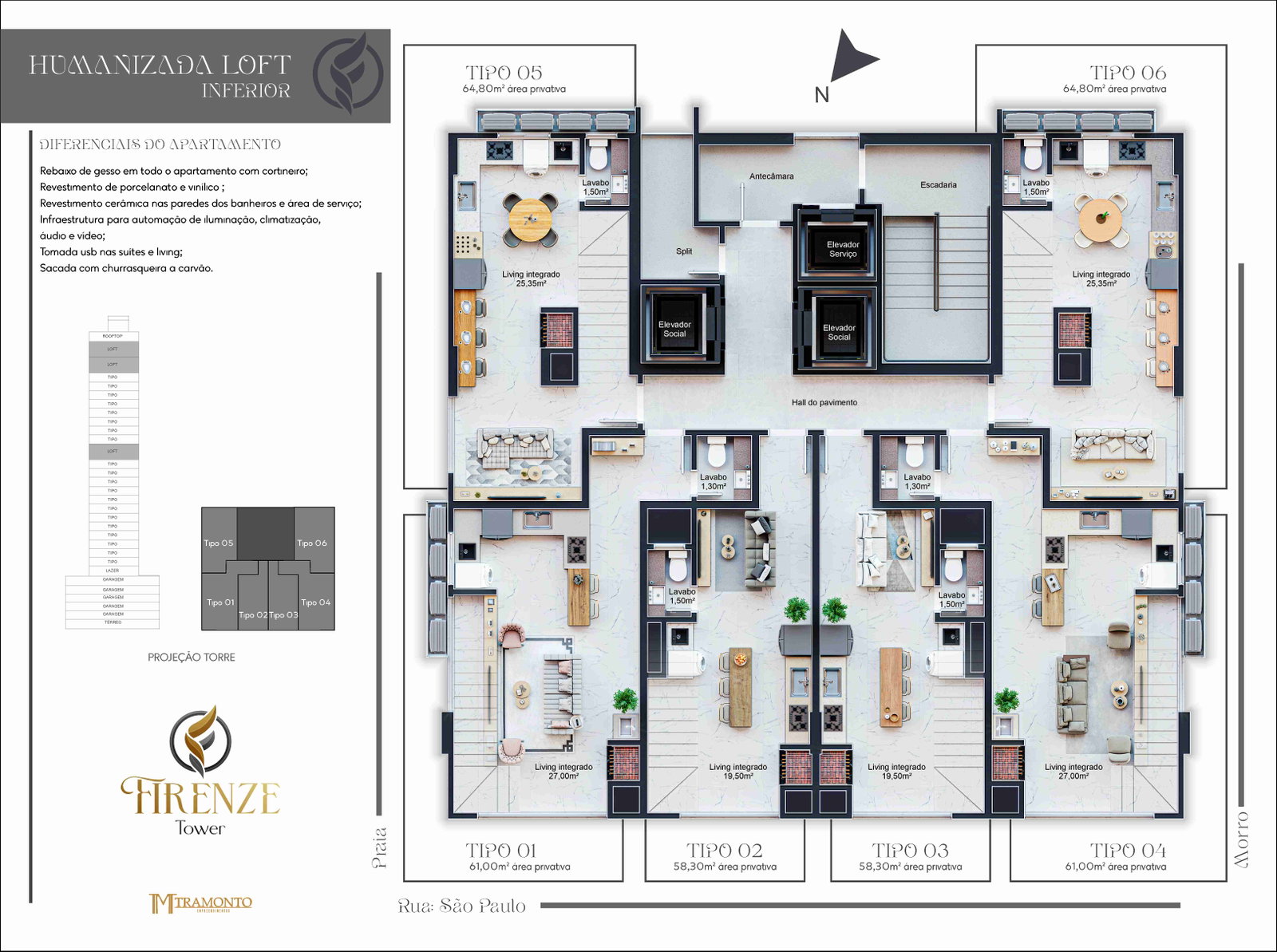 Planta 2 de Firenze Tower