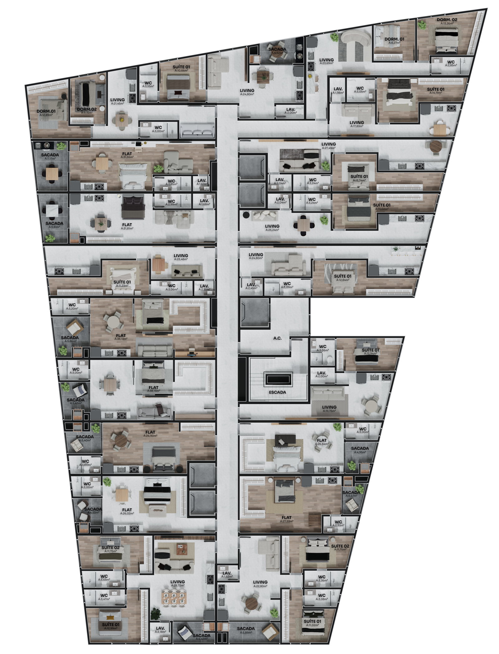 Planta 2 de Torre Del Mare