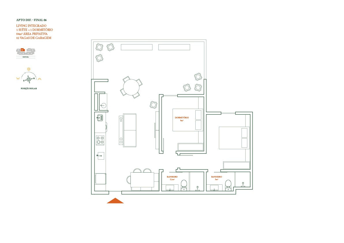 Planta 10 de Coral Way Residence
