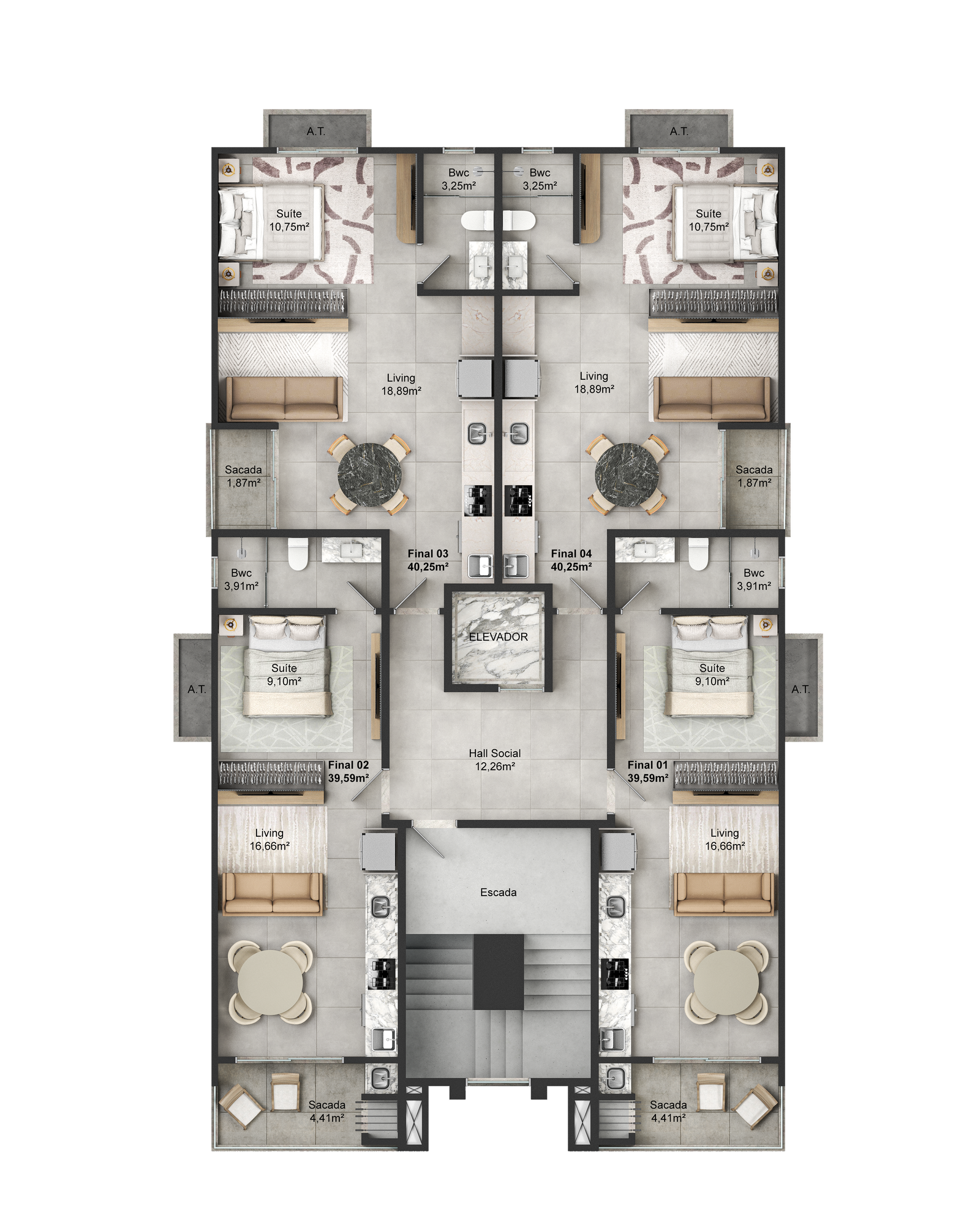 Planta 3 de Maui Beach Residence 2