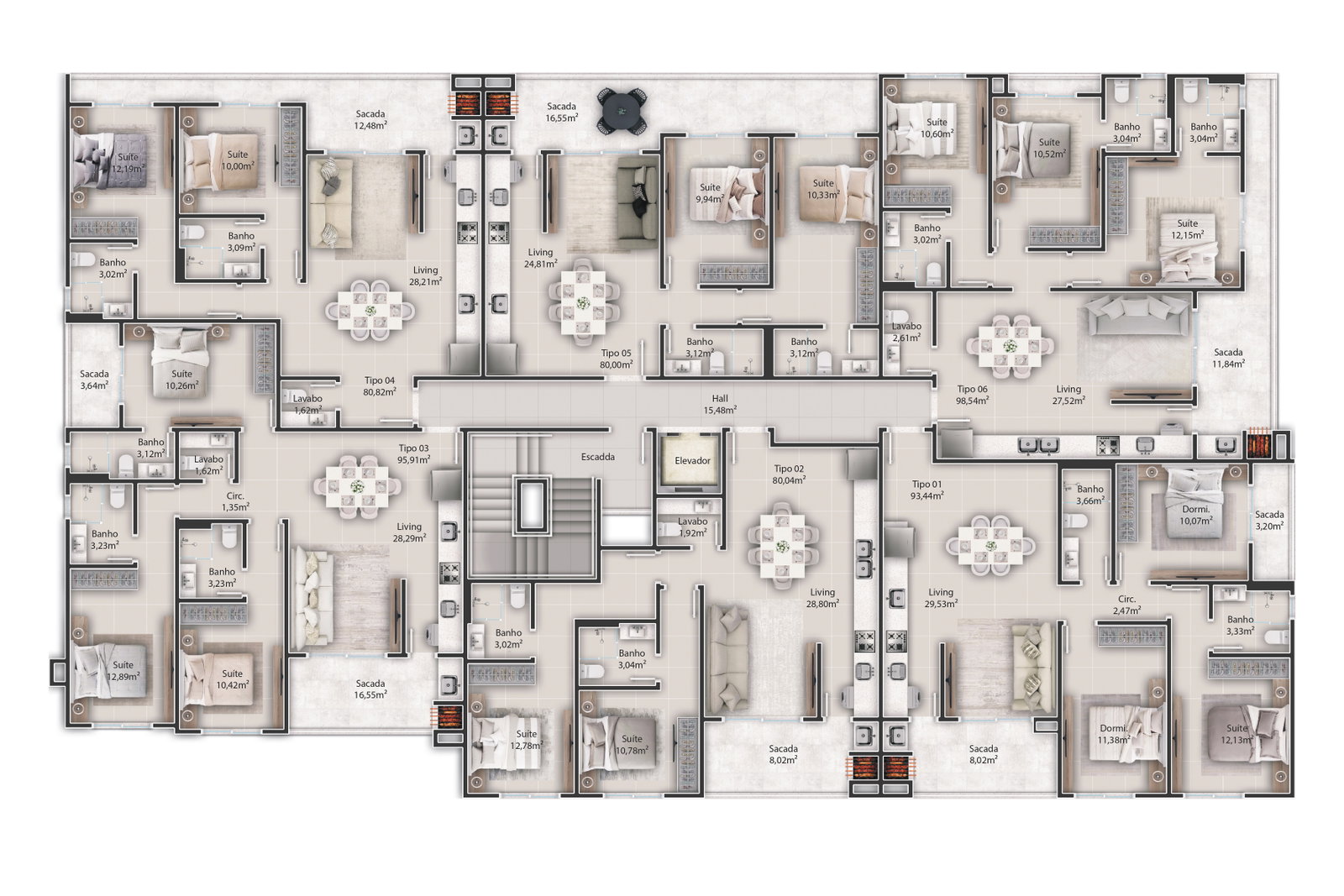 Planta 1 de Saint Tropez