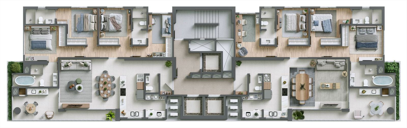 Planta 2 de Blue Forest